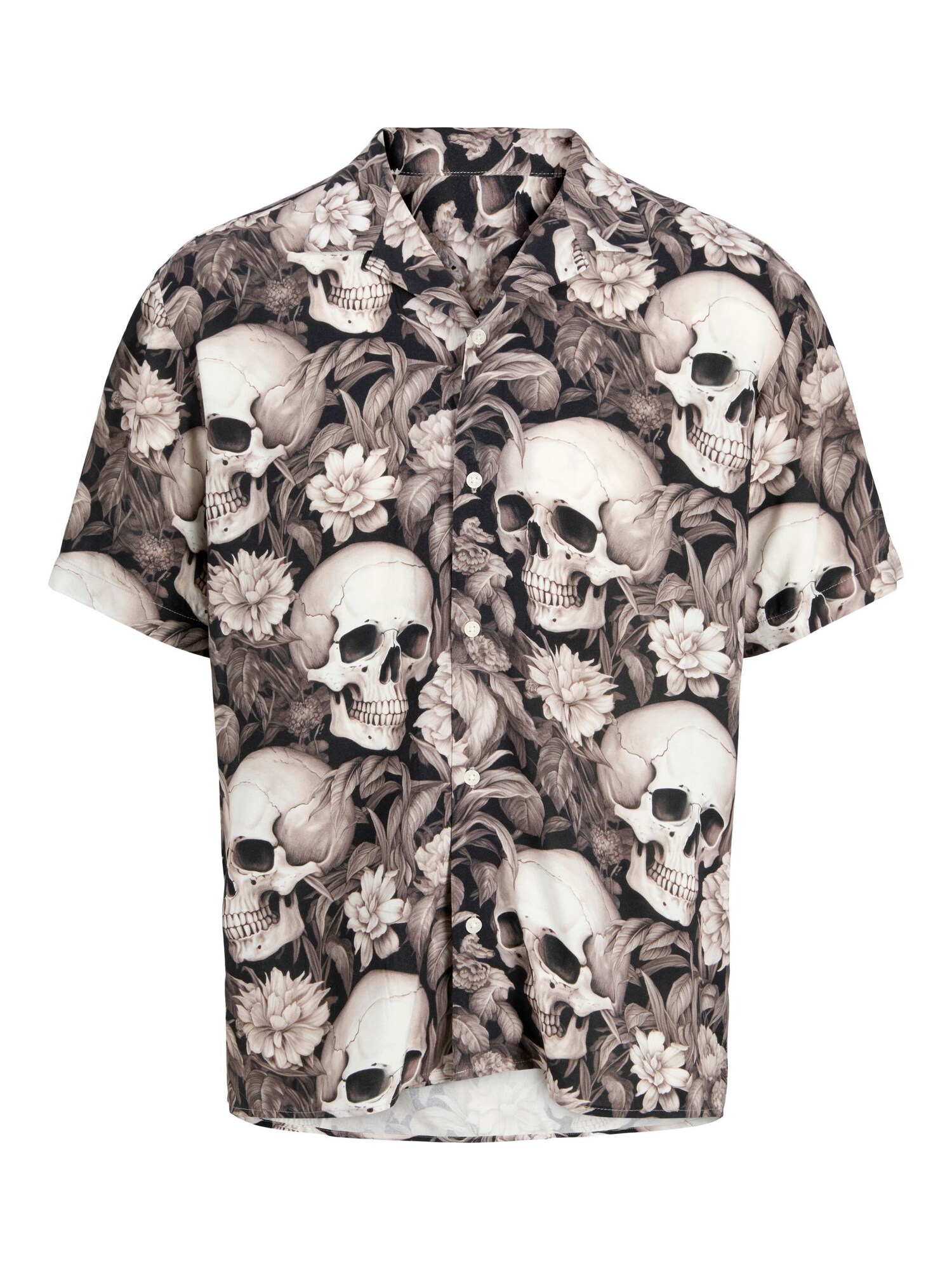JACK &amp; JONES Camisa  beige / negro