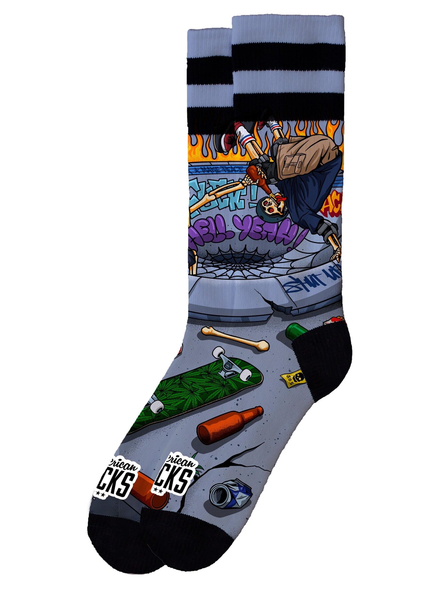 American Socks Calcetines 'Thrashpals' gris
