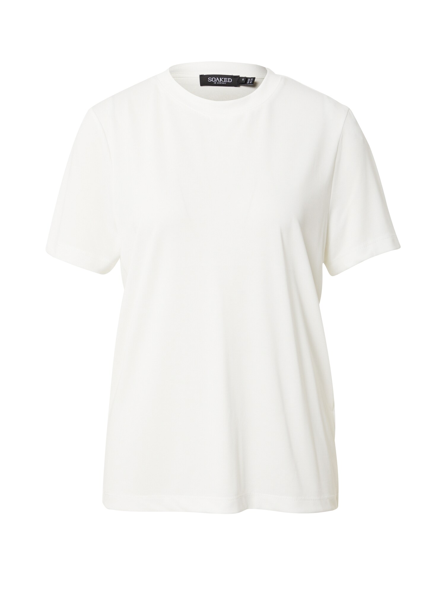 SOAKED IN LUXURY Tricou 'Columbine'  alb