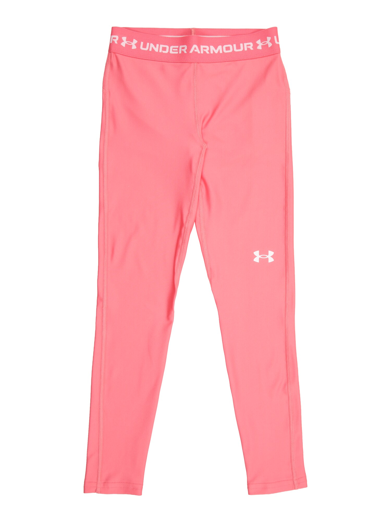 UNDER ARMOUR Pantaloni sport  roz deschis / alb