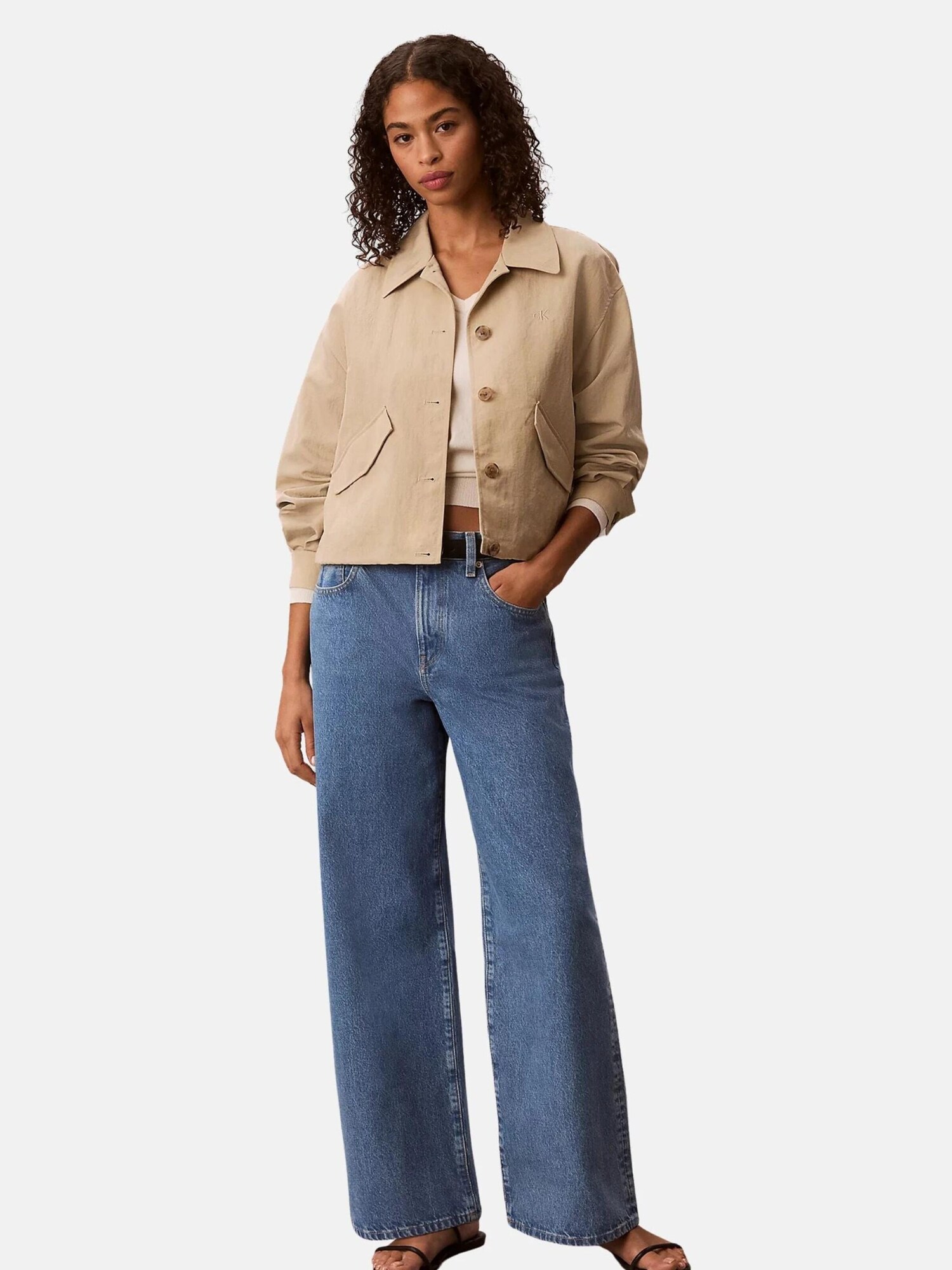 Calvin Klein Jeans Vaquero 'Wide Leg'  azul denim – imagen 4