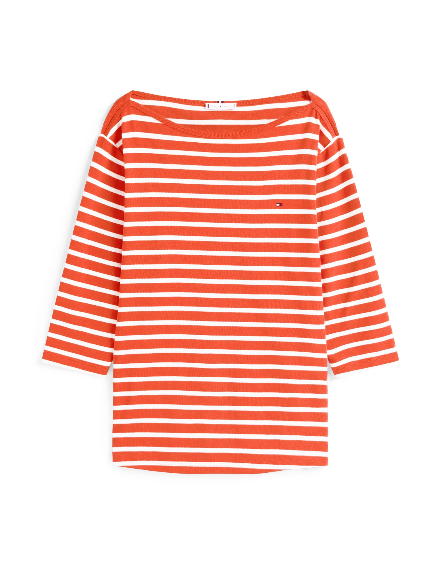 Tommy Hilfiger Curve Tricou  portocaliu / alb