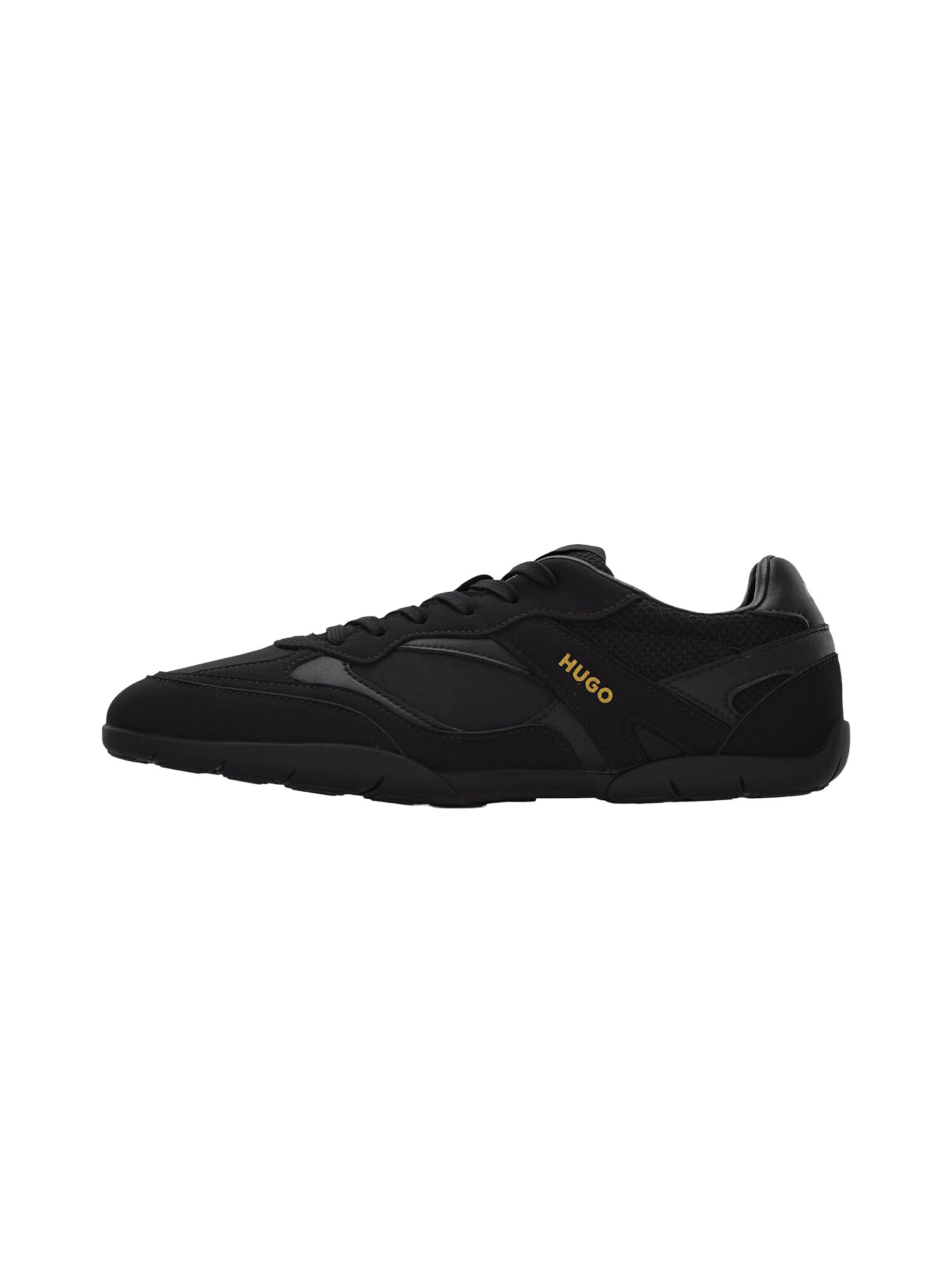 HUGO Sneaker low 'Keeston'  auriu / negru