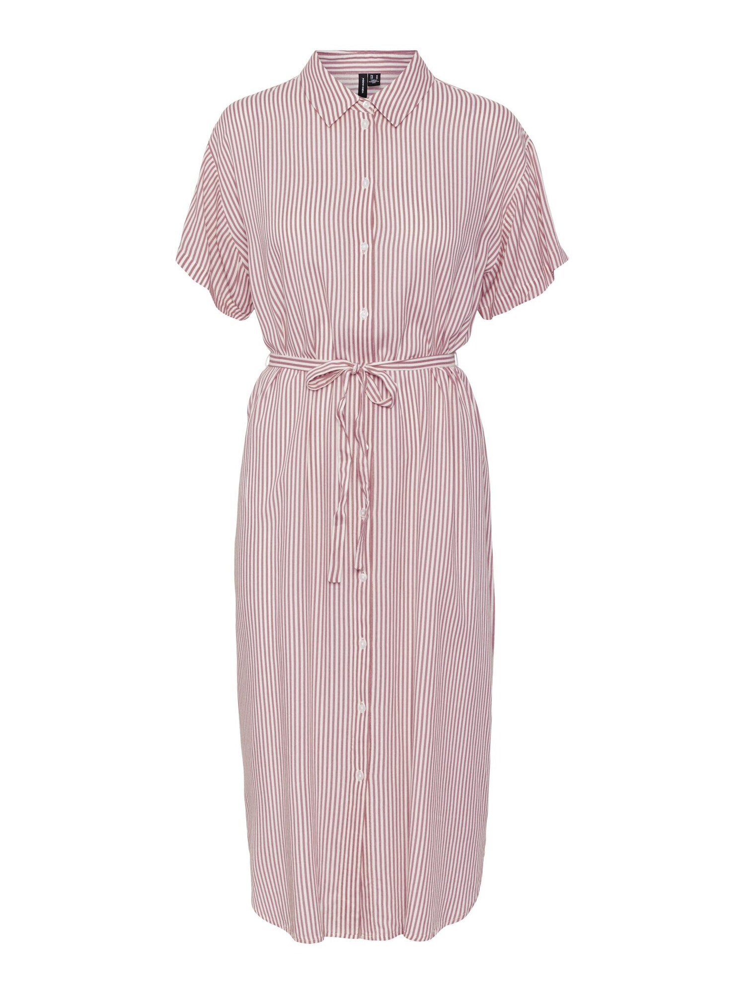 VERO MODA Vestidos camiseiros  rosé / branco
