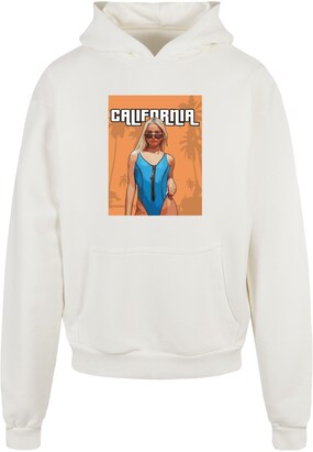 Merchcode Sweatshirt ‘Grand California’ Blauw / Karamel / Zwart / Wit