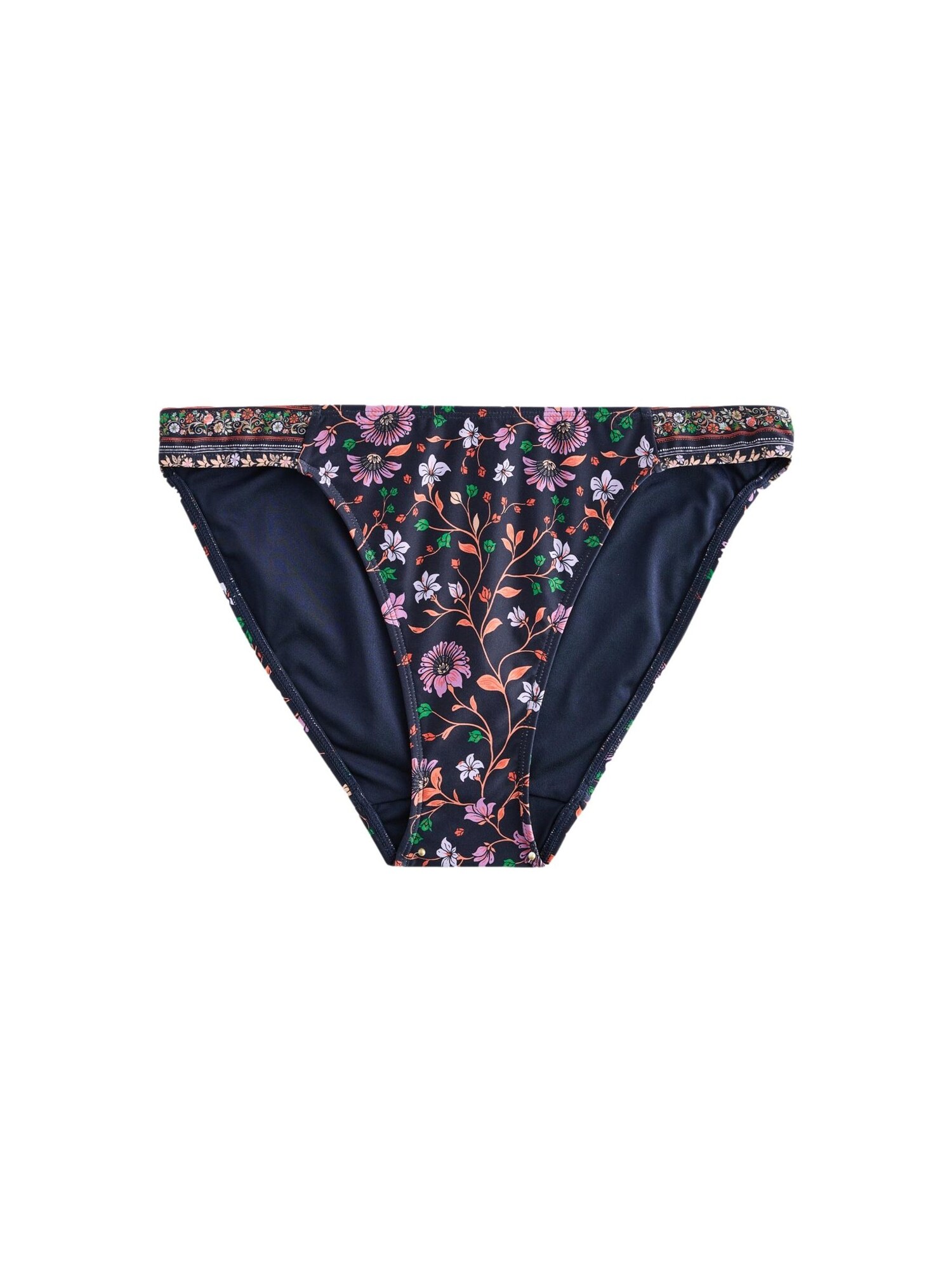 Next Slip costum de baie albastru marin / lila / mov lavandă / portocaliu
