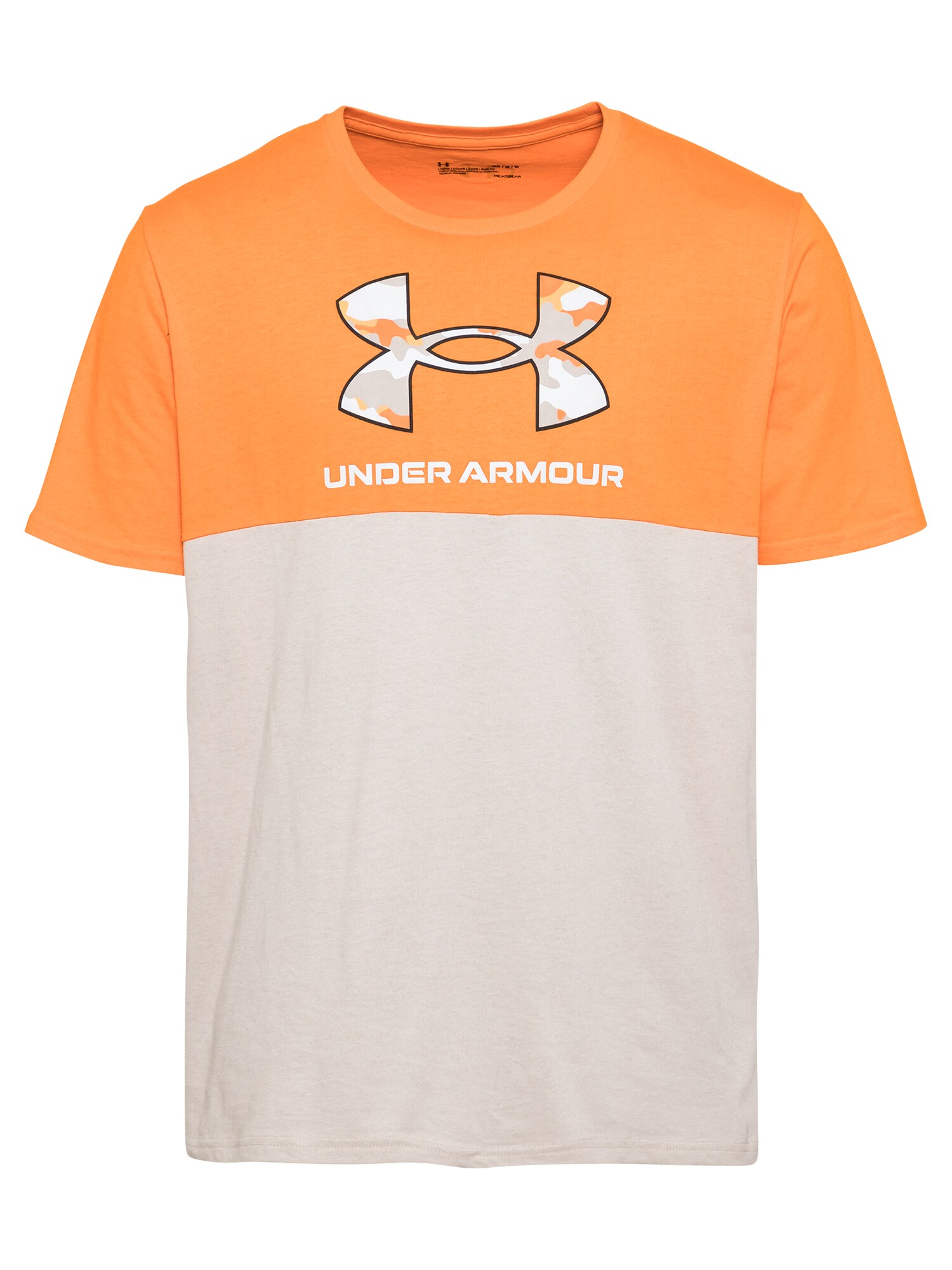 UNDER ARMOUR Funkcionalna majica  bež / svetlo siva / oranžna / črna