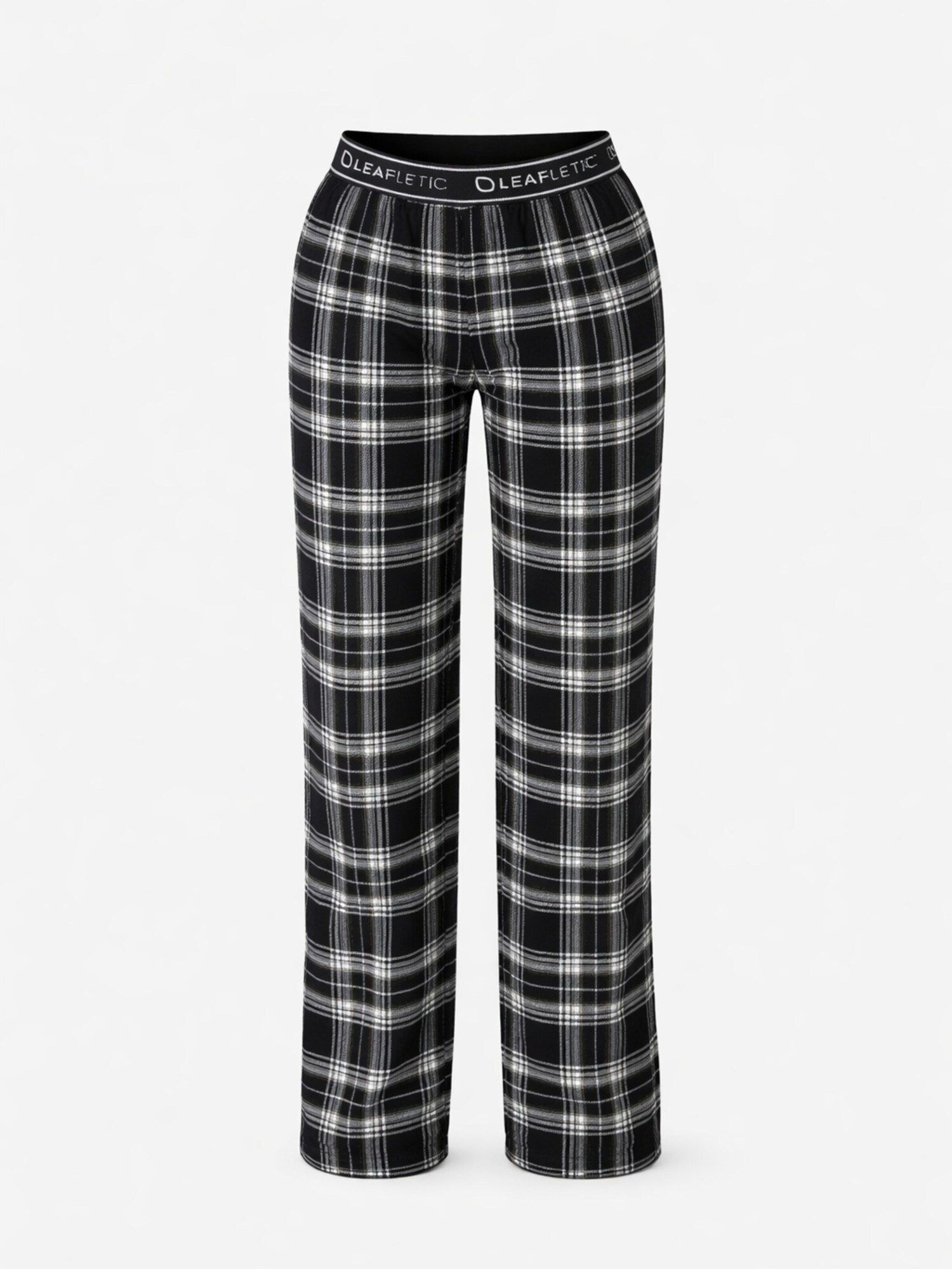 LEAFLETIC Pantalón de pijama 'Leafletic Women’s Night Wear Long Pajama' negro