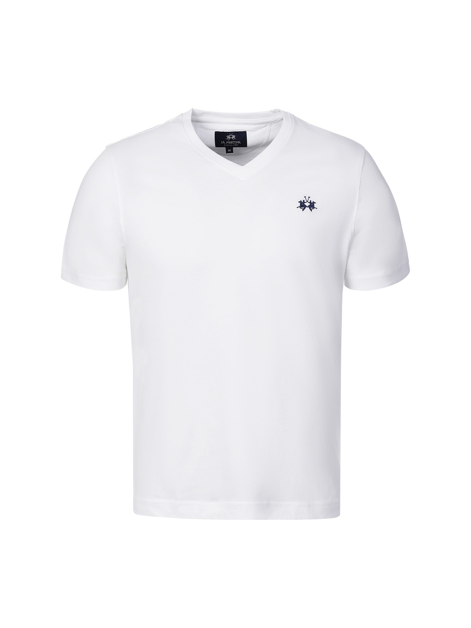 La Martina Camiseta ' MCR013 '  negro / blanco