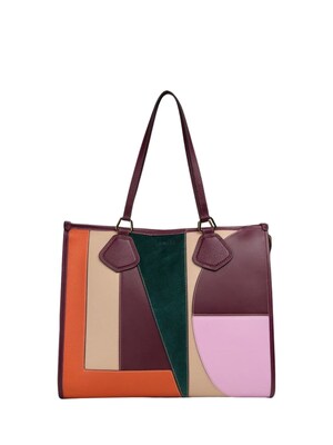 Lancel Shopper 'Lancel Jour Cabas Zippé L Cuir Multicolore'  mezcla de colores