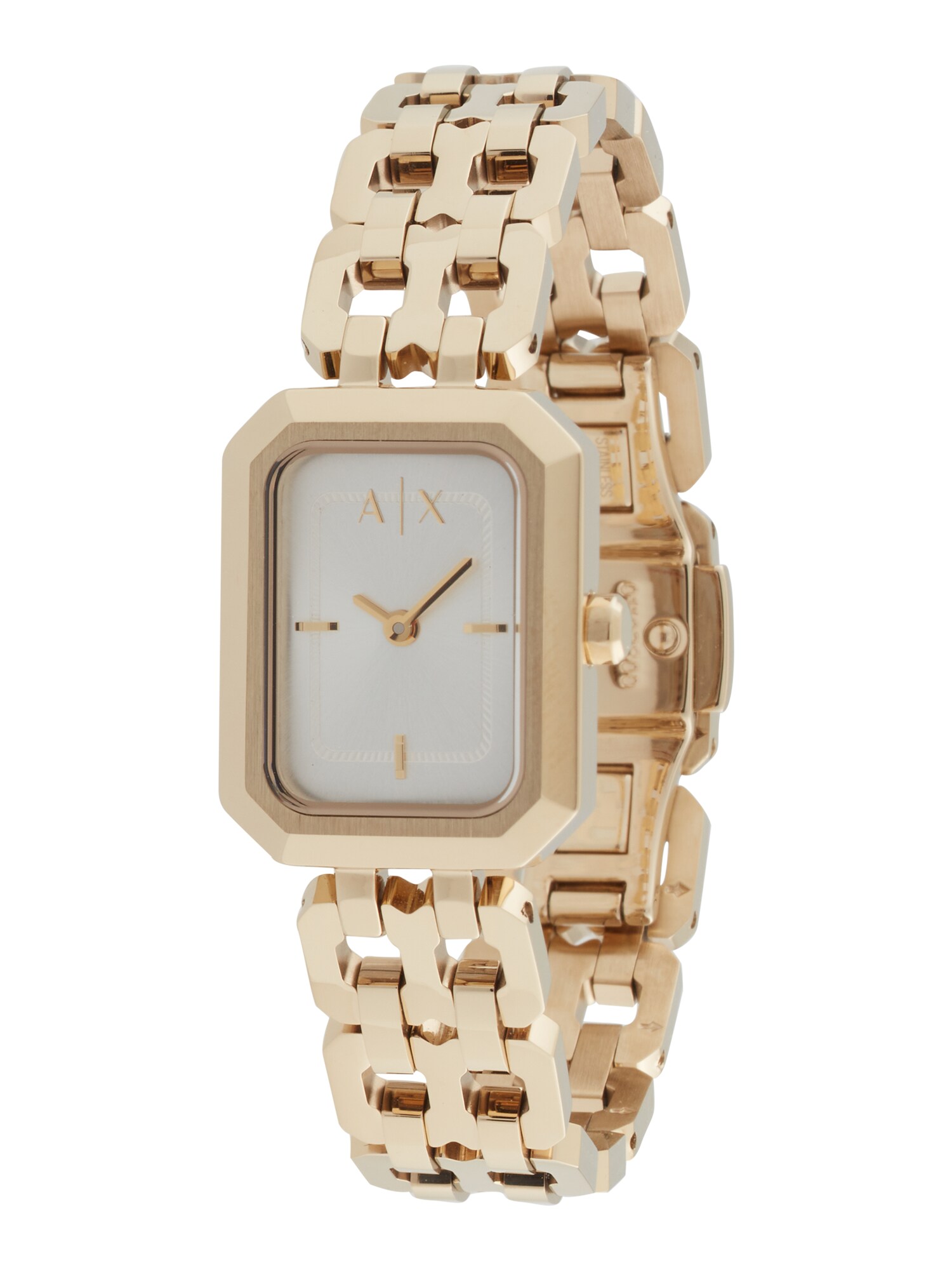 ARMANI EXCHANGE Ceas analogic  auriu / argintiu