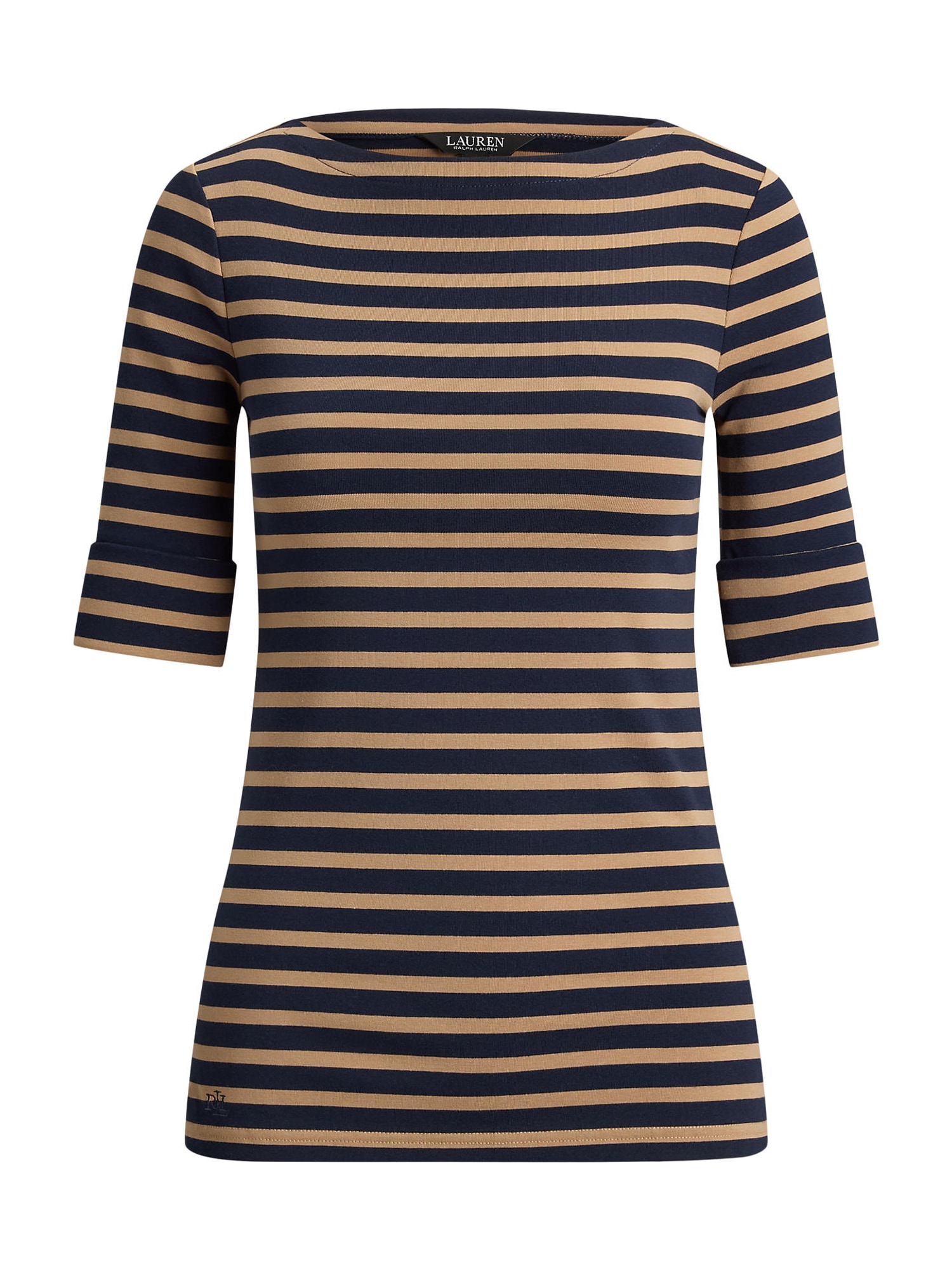 Lauren Ralph Lauren Tricou maro cămilă / bleumarin