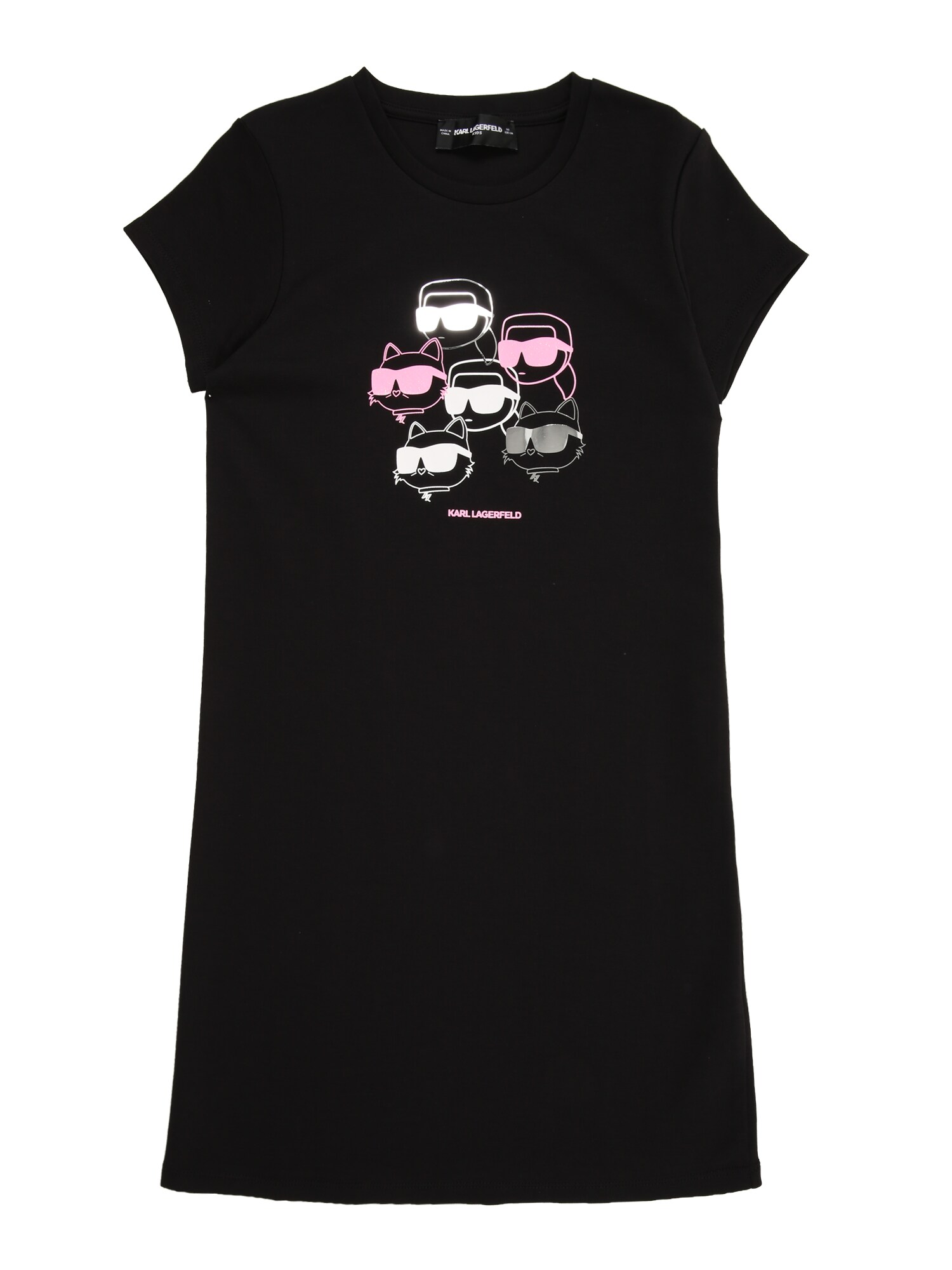 Karl Lagerfeld Rochie  gri / roz deschis / negru / alb
