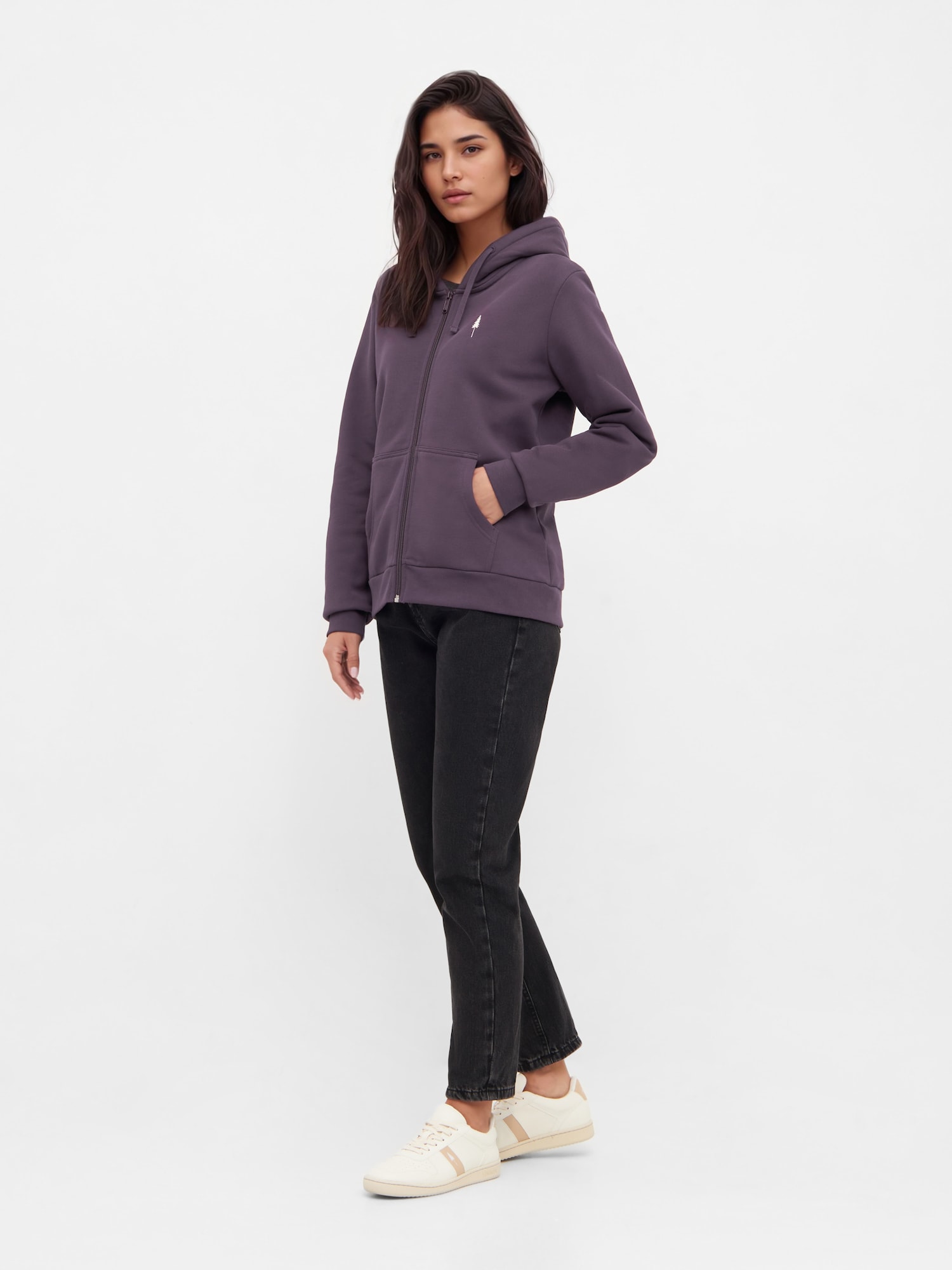 Thumbnail - Reissverschluss Hoodie 'TreeHoodie Zip Women'