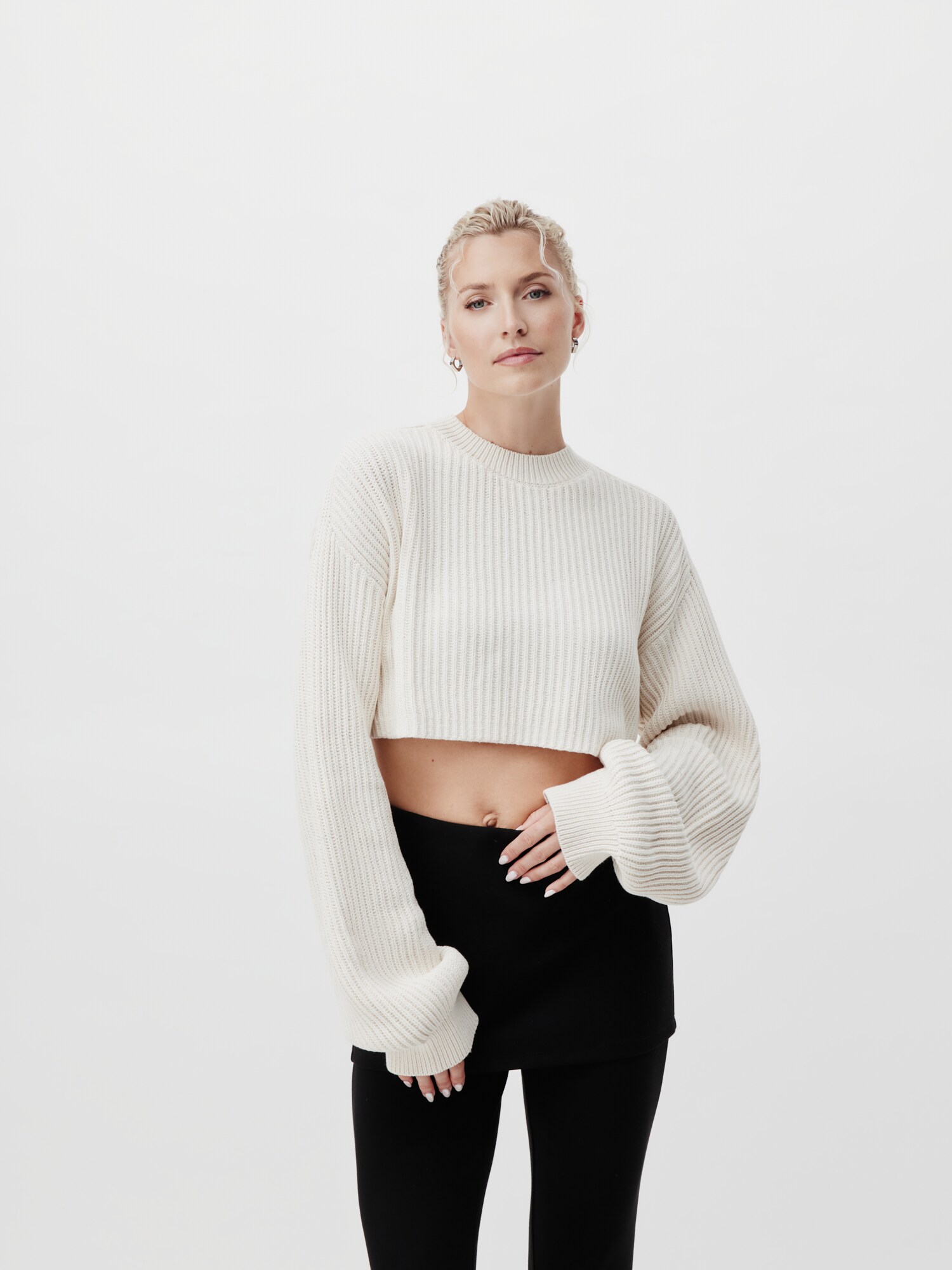 LeGer by Lena Gercke Pulóver 'Thassia'  piszkosfehér termék 2. képe