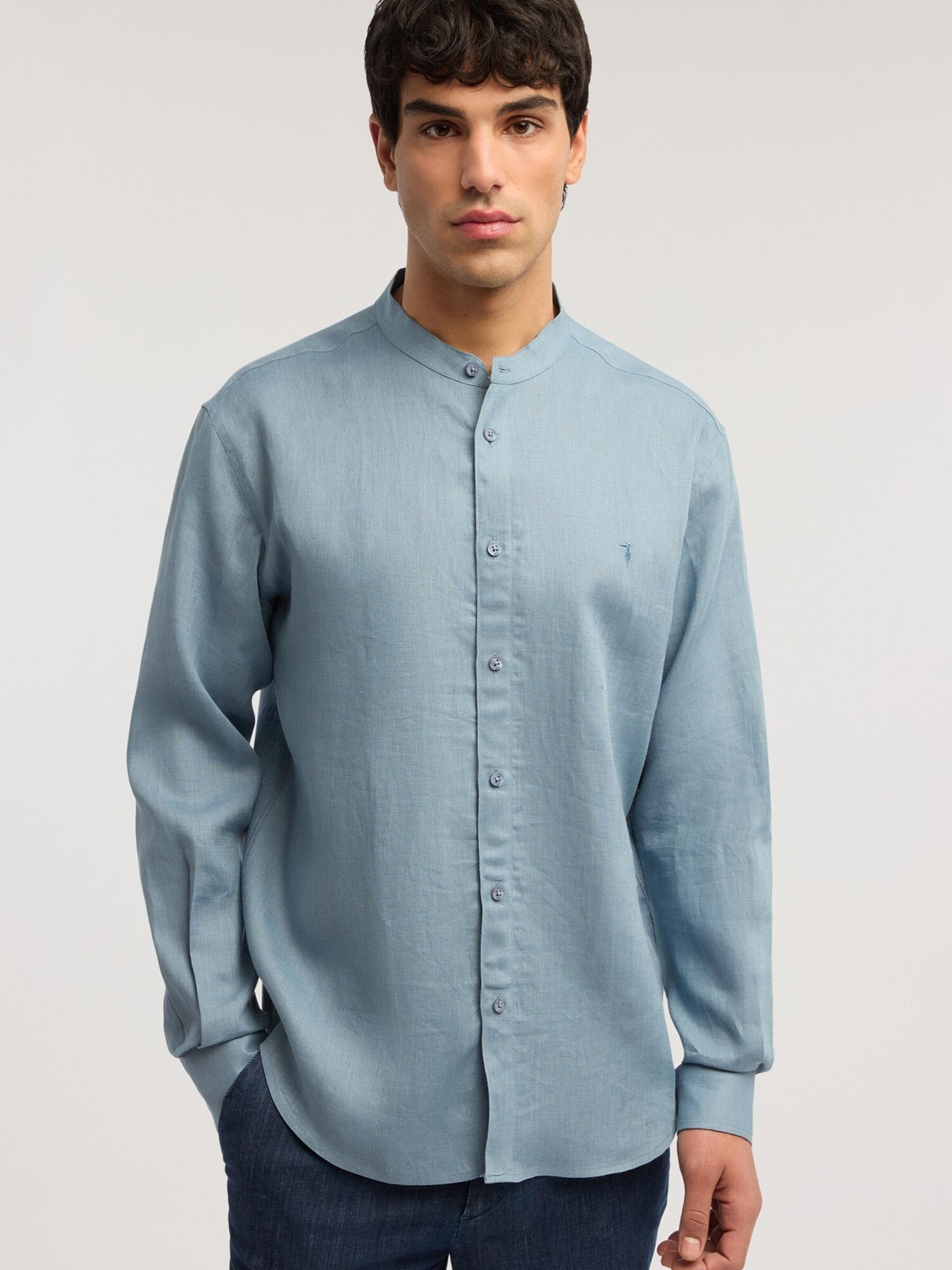 Trussardi Camisa azul – imagen 10
