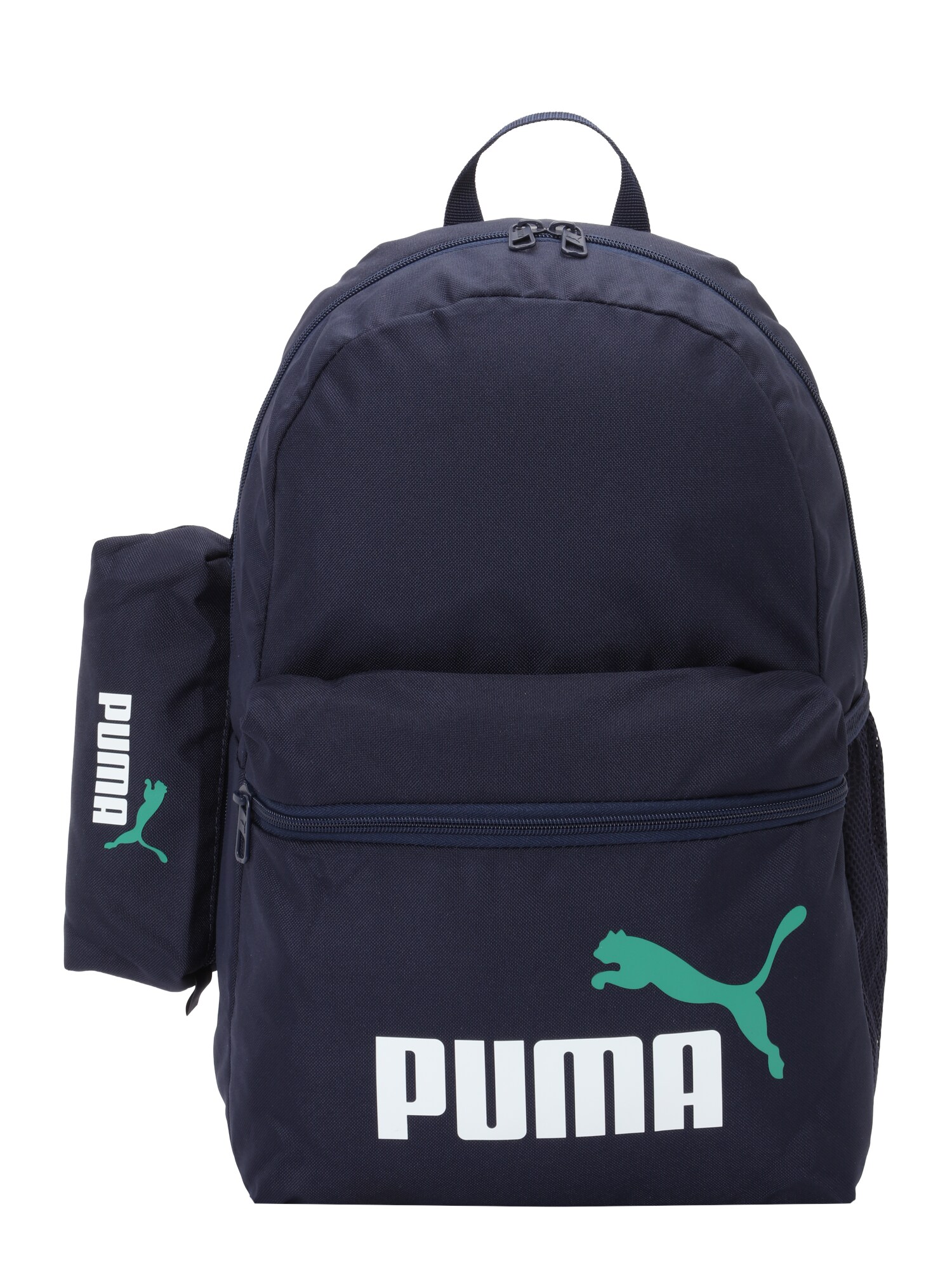PUMA Batoh 'PHASE'  námornícka modrá / zelená / biela (obrázok 2)