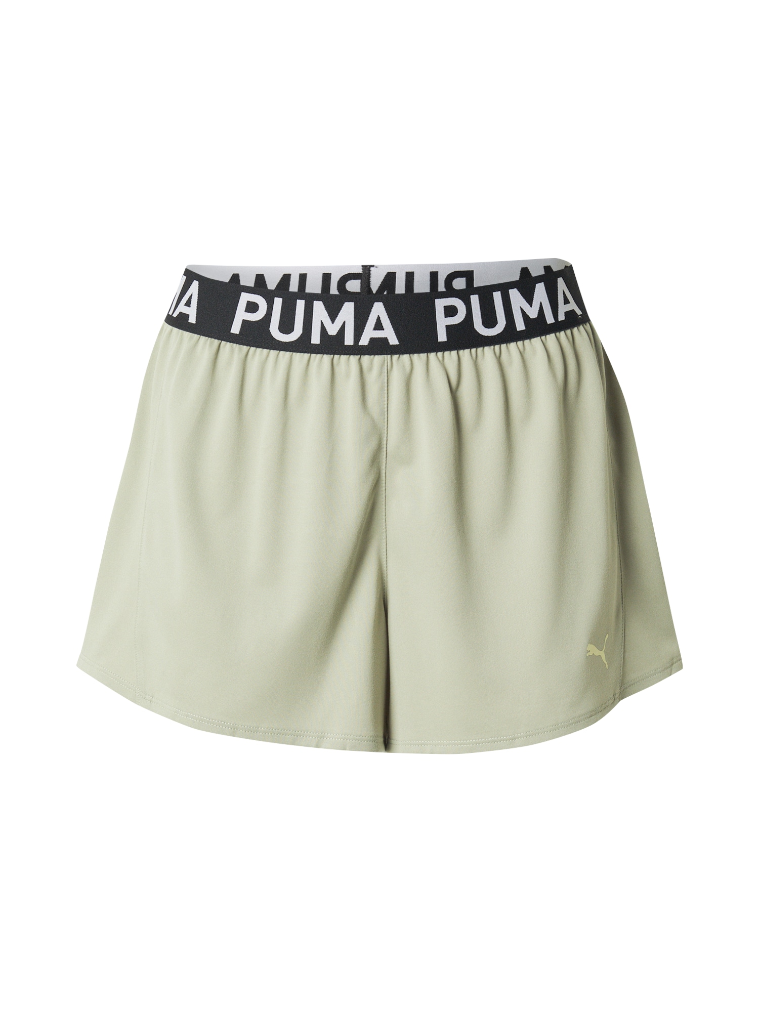 PUMA Sportnadrágok 'STRONG 3'  pasztellzöld / fekete / fehér akciós termékkép 1