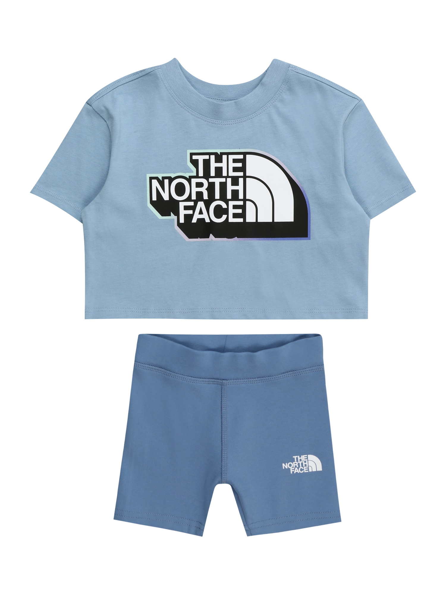THE NORTH FACE Sportinis kostiumas mėlyna / šviesiai mėlyna / juoda / balta