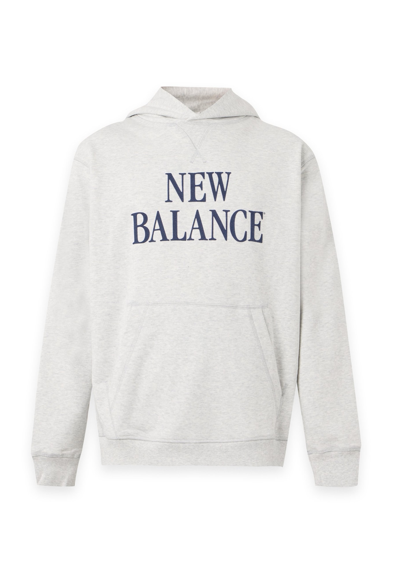 new balance Sweater majica morsko plava / siva melange