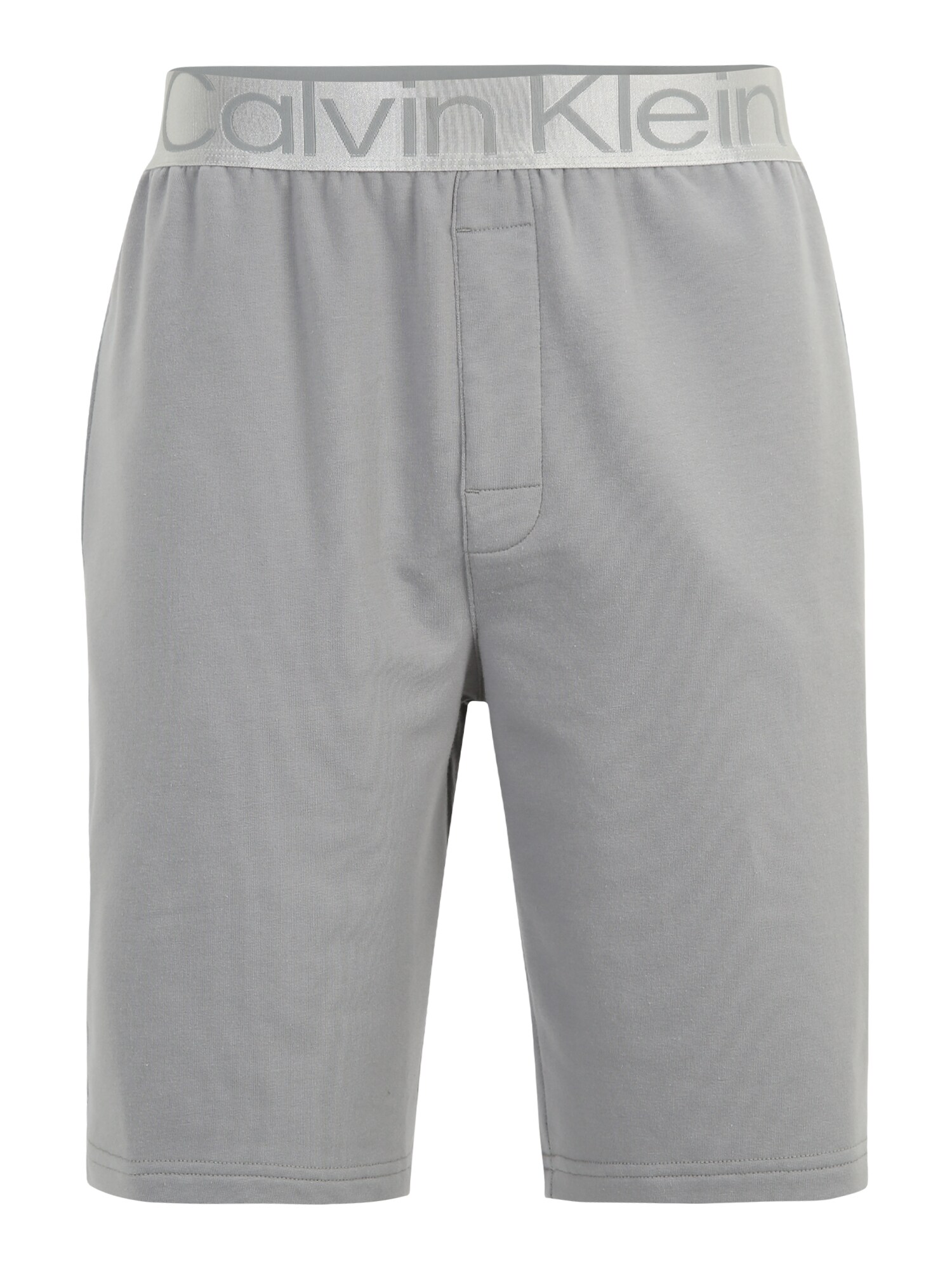 Calvin Klein Underwear Панталон пижама  сиво / сребърно