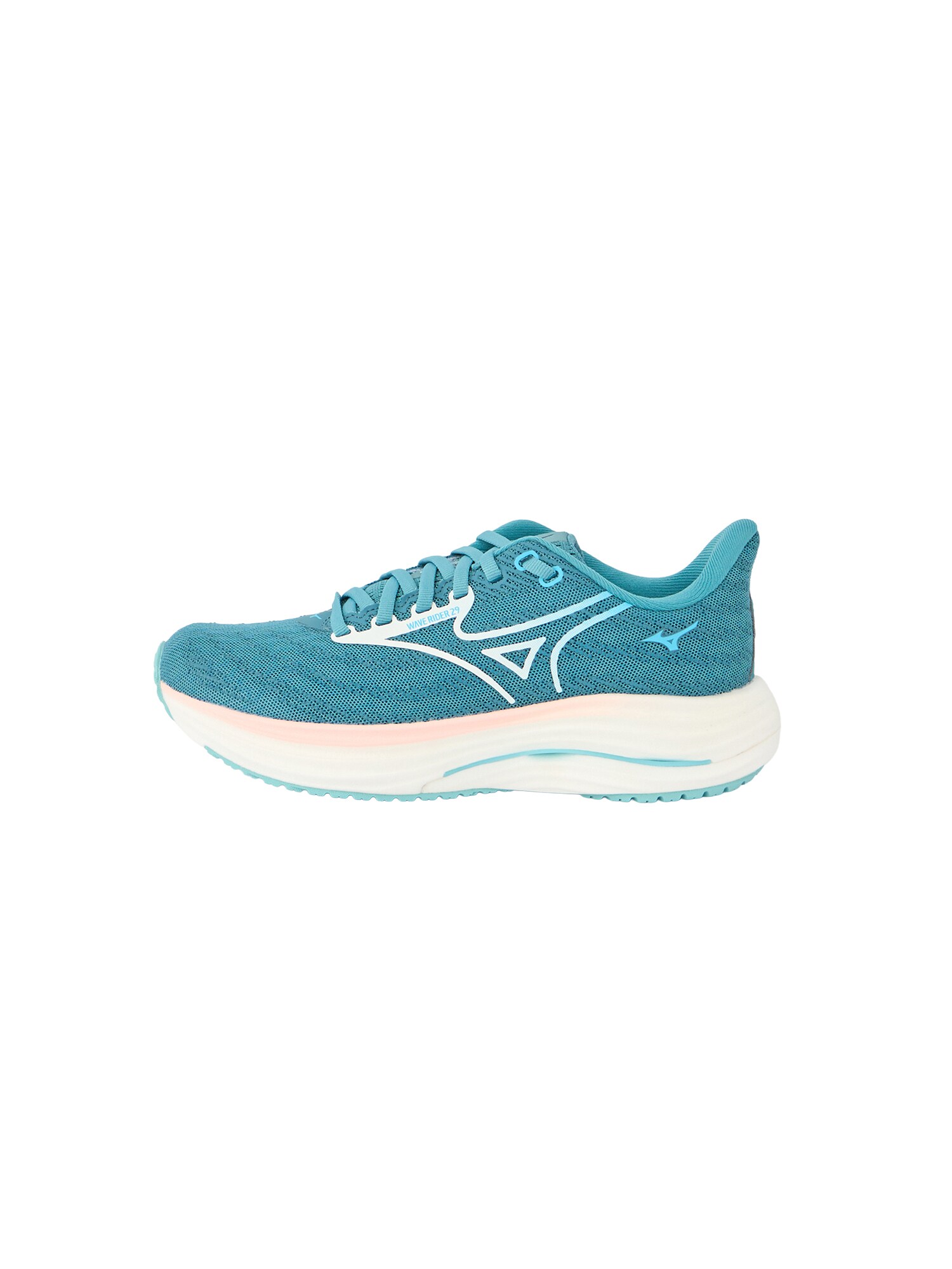 MIZUNO Sneaker de alergat 'WAVE RIDER 29'  cyan / alb