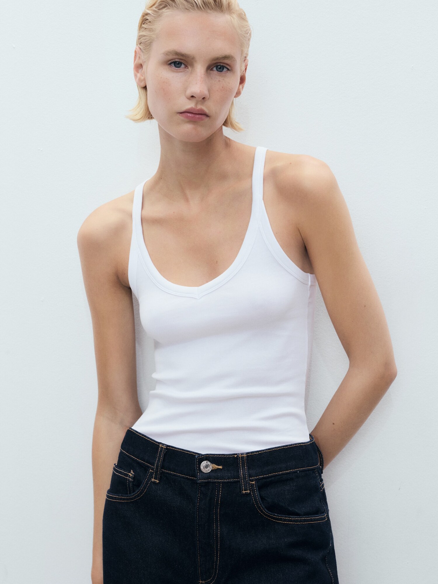 MANGO Top 'CHLOE'  fehér termék 2. képe