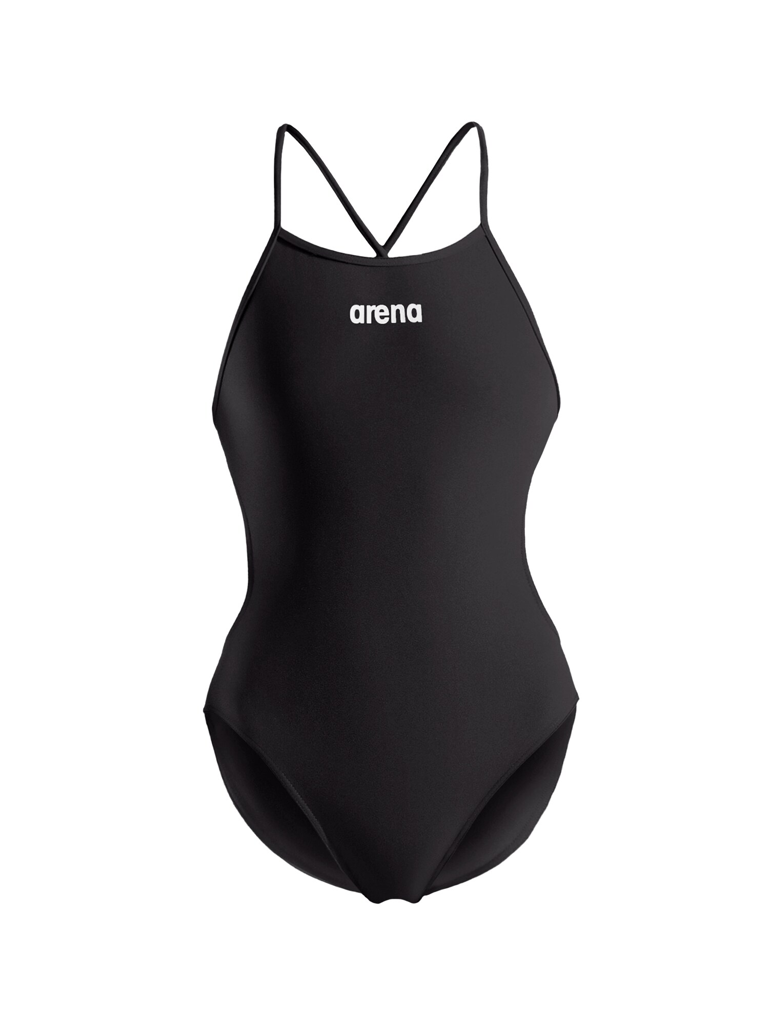 ARENA Costum de baie întreg TIE BACK SOLID  negru / alb