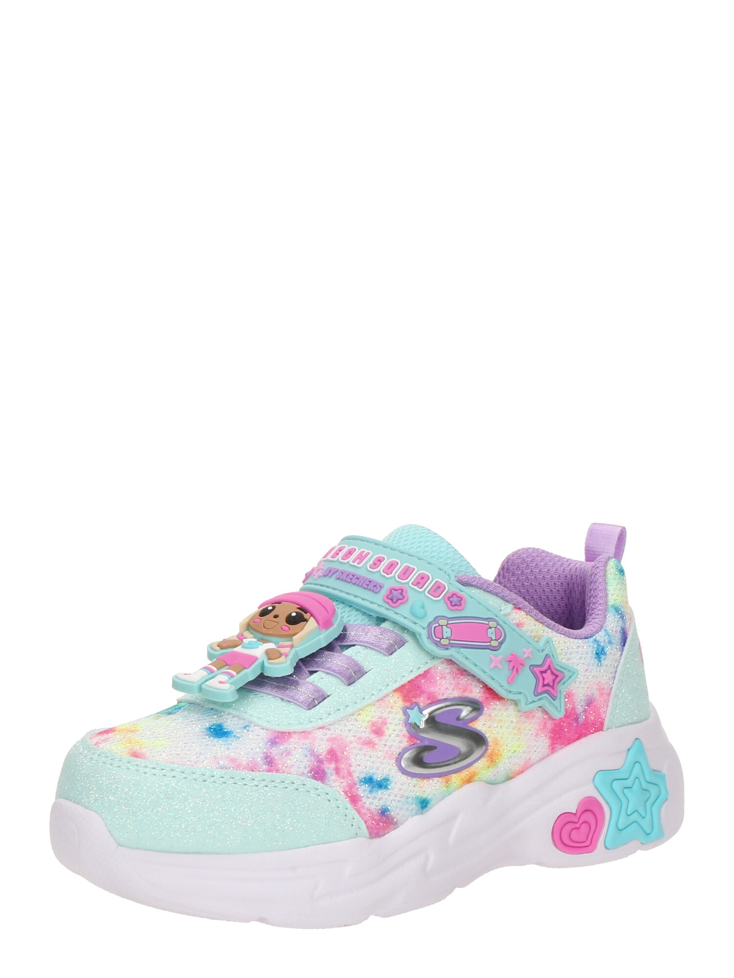 SKECHERS Sportcipő 'SNUGGLE SNEAKS - SKECH SQUAD'  menta / levendula / világos-rózsaszín / fehér akciós termékkép 1