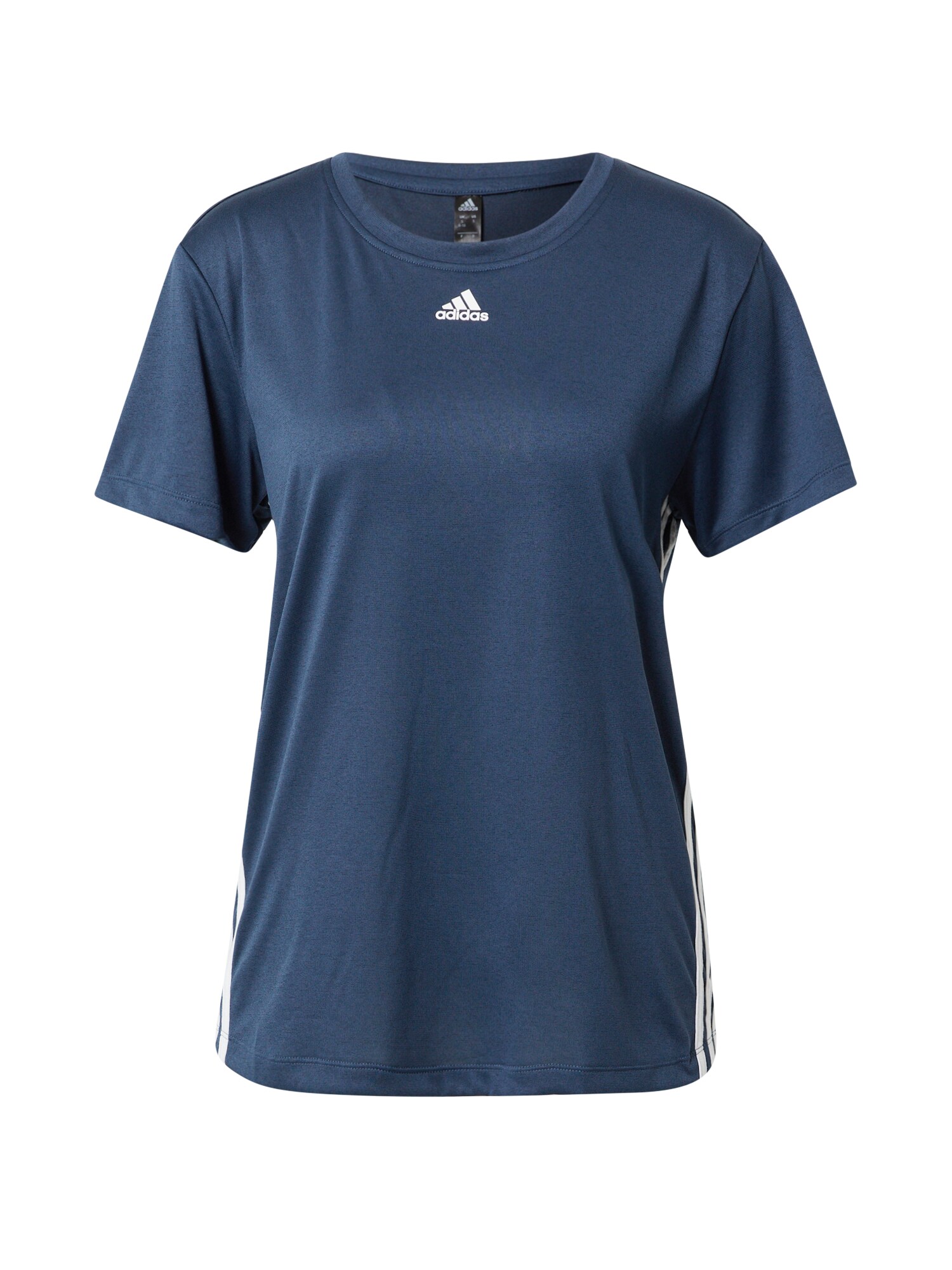 ADIDAS PERFORMANCE Sportiniai marškinėliai  balta / tamsiai mėlyna