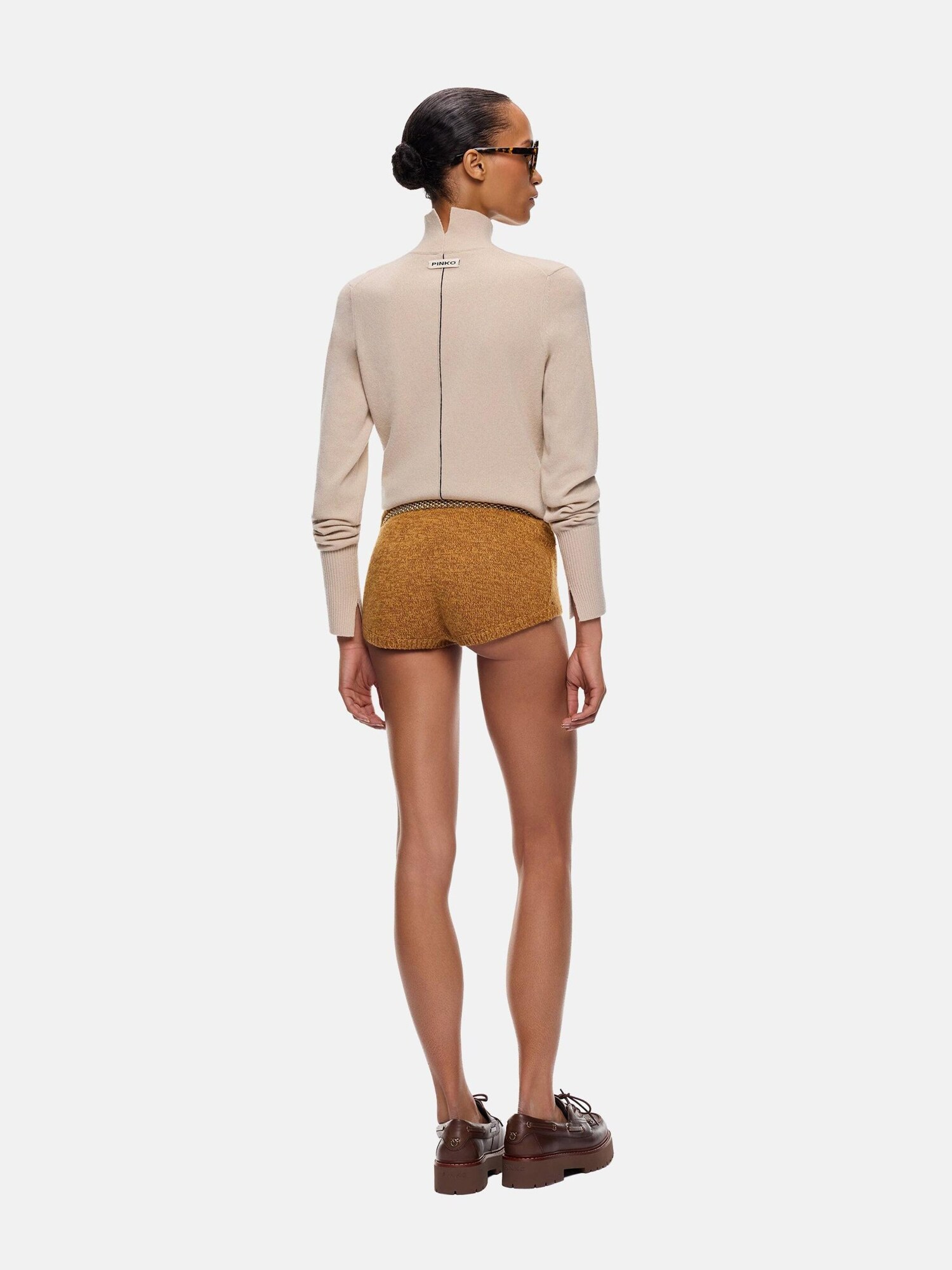 PINKO Jersey  beige – imagen 4