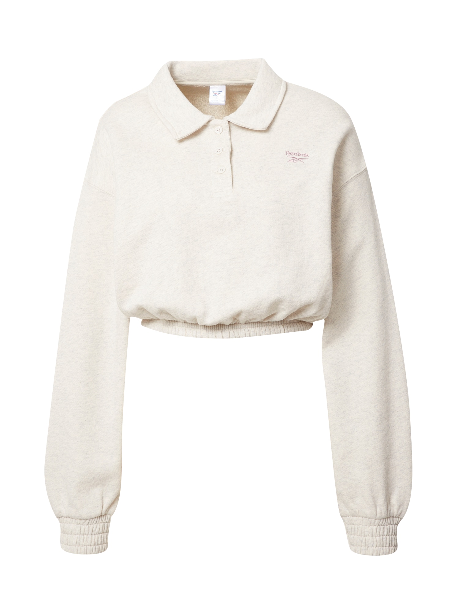 Reebok Classics Sweater majica  lila / bijela melange