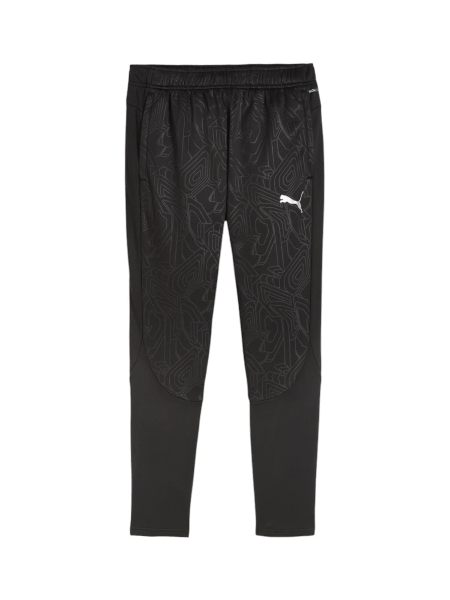 PUMA Pantaloni sport teamFINAL  gri metalic / negru / alb