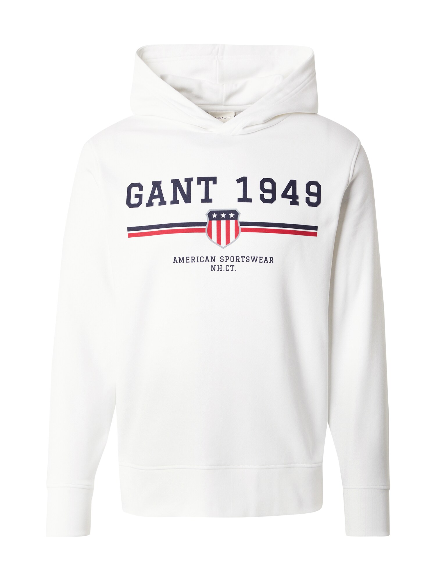 GANT Bluză de molton  bleumarin / roșu / alb