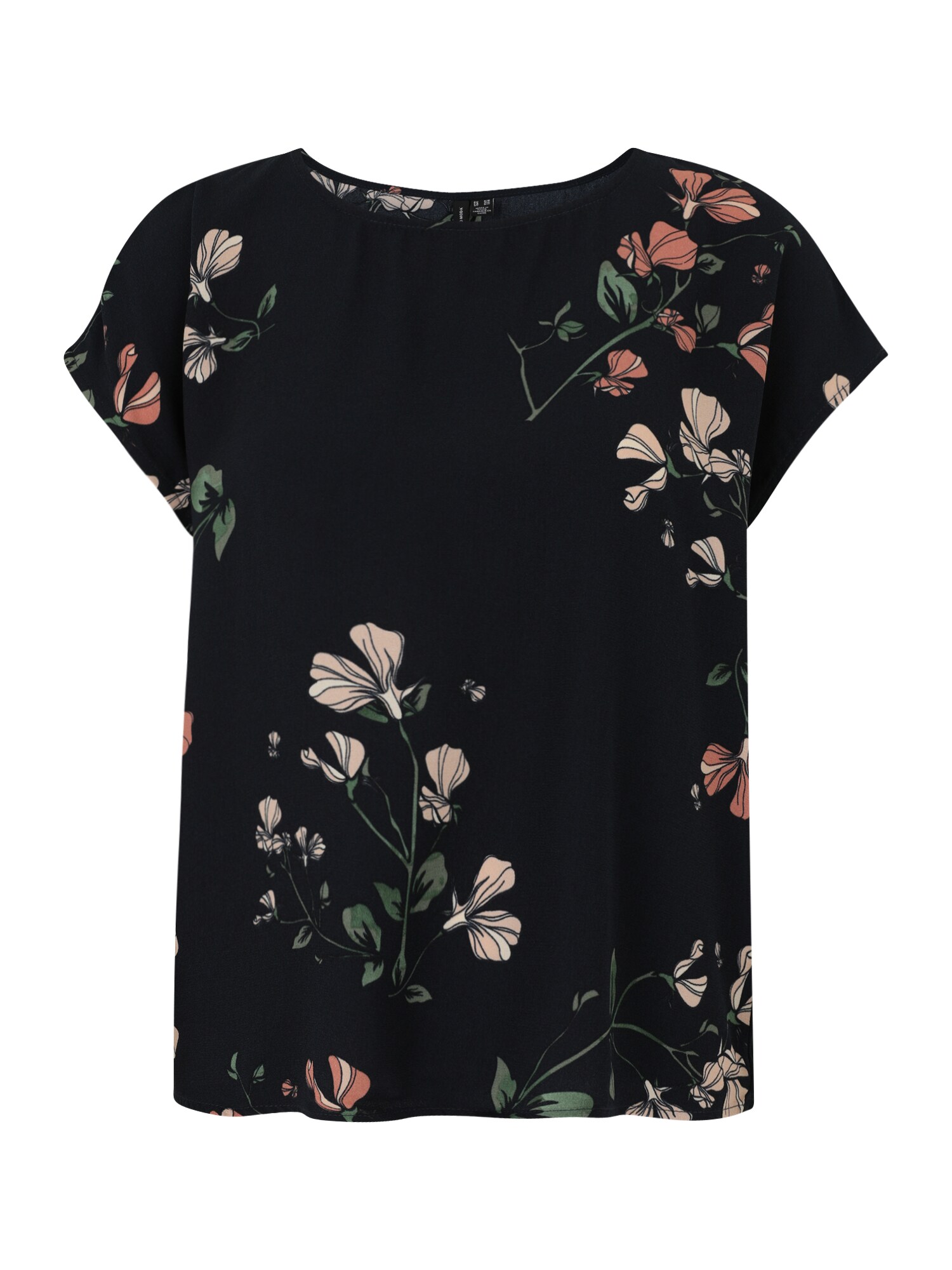 Vero Moda Petite Blúz 'VMNEWHALLIE'  éjkék / jáde / fáradt rózsaszín akciós termékkép 1