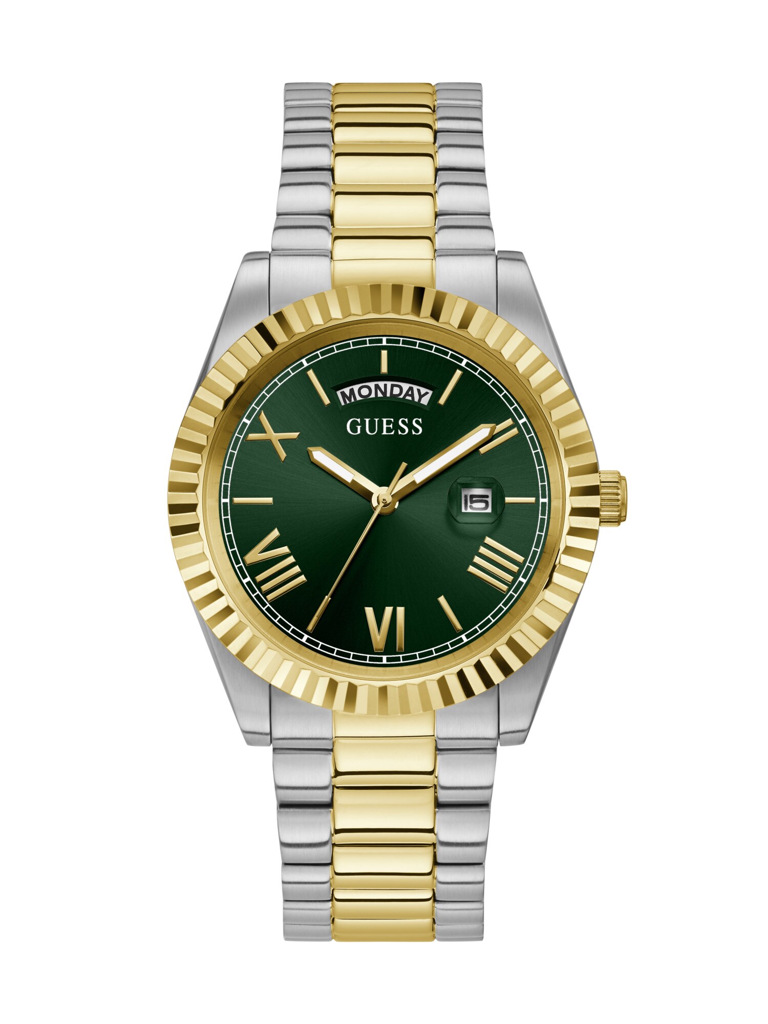 Guess Analoog Horloge 'Connoisseur' Goud / Spar / Zilver