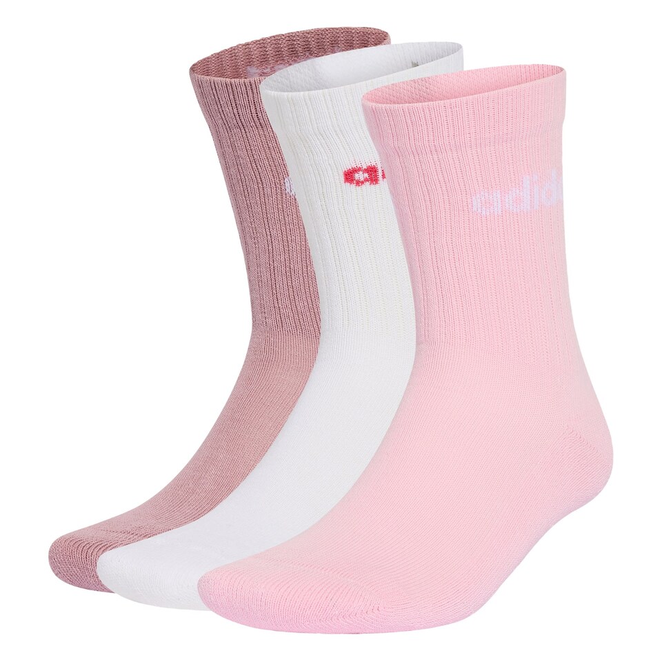 Sportsockor 'Linear Crew Cushioned 3 Pairs' mauve / rosa / röd