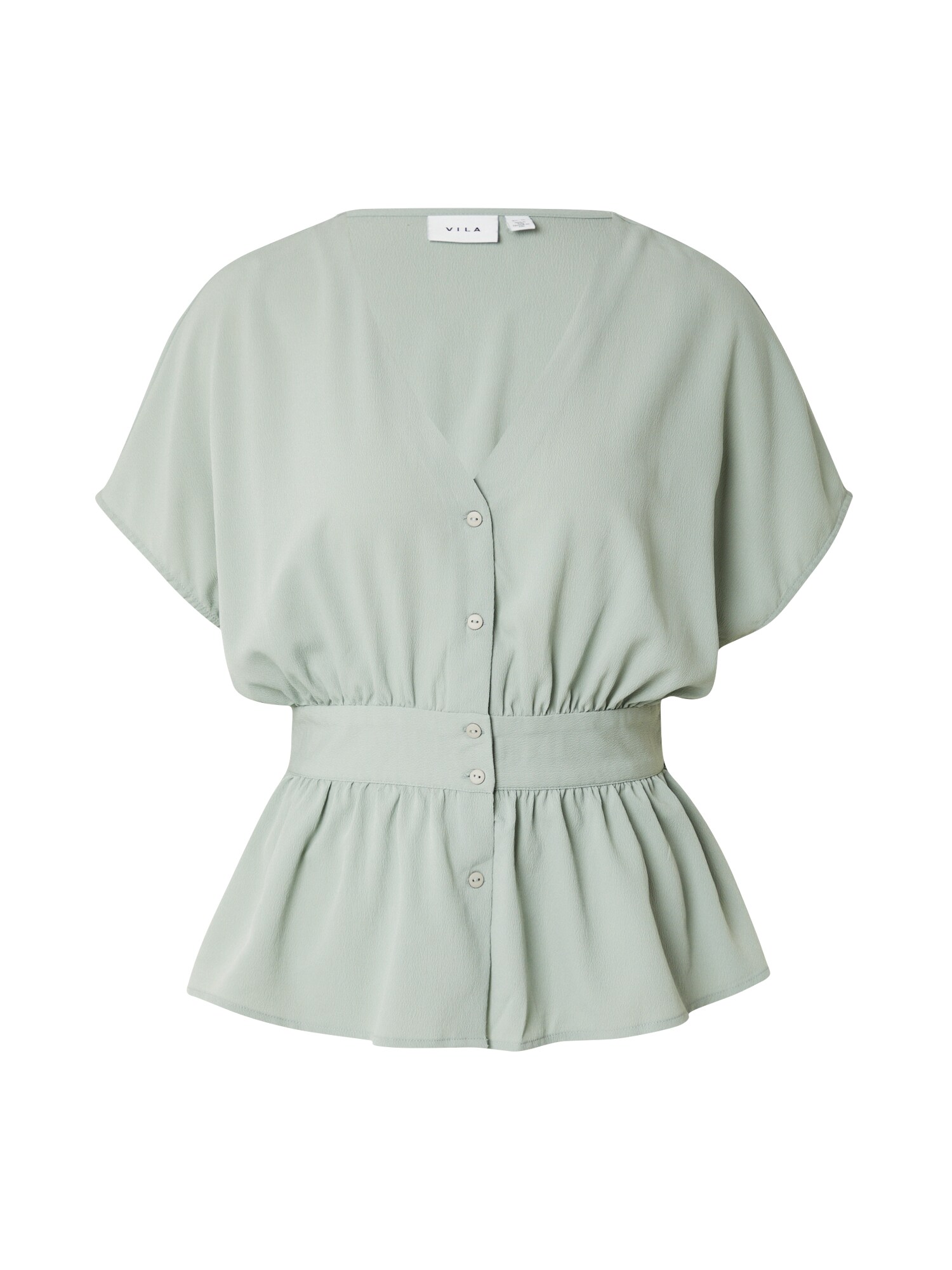 VILA Blusa 'MATHILDE' verde pastel