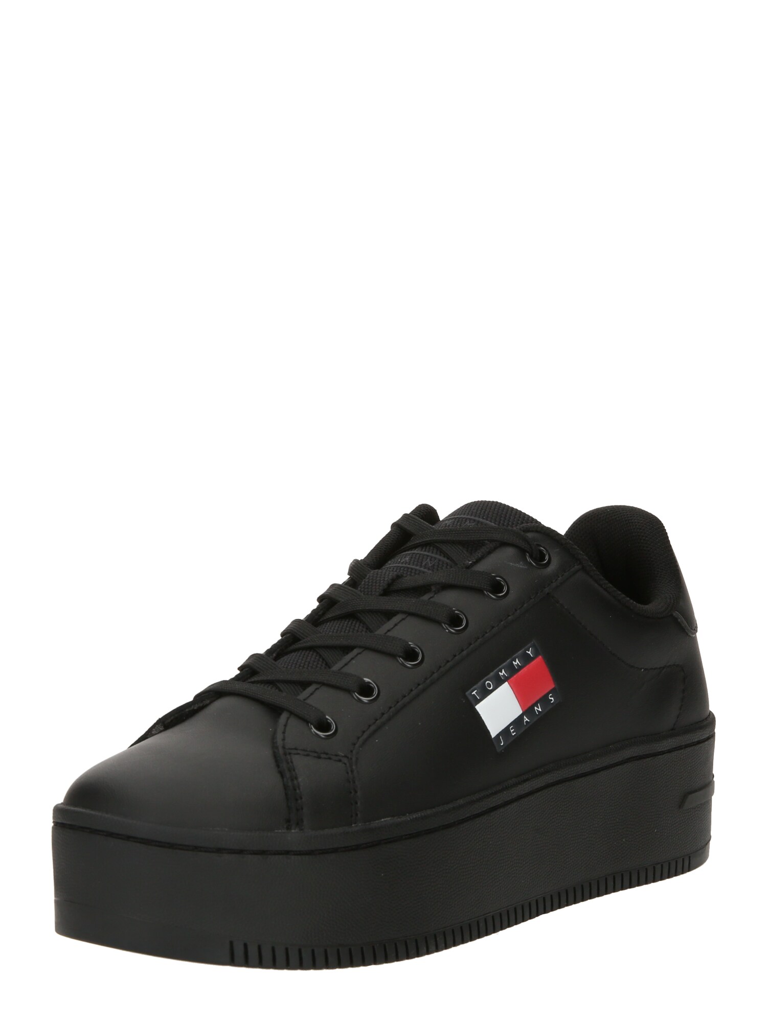 Tommy Jeans Rövid szárú sportcipők 'Essential'  tengerészkék / rikító piros / fekete / fehér akciós termékkép 1