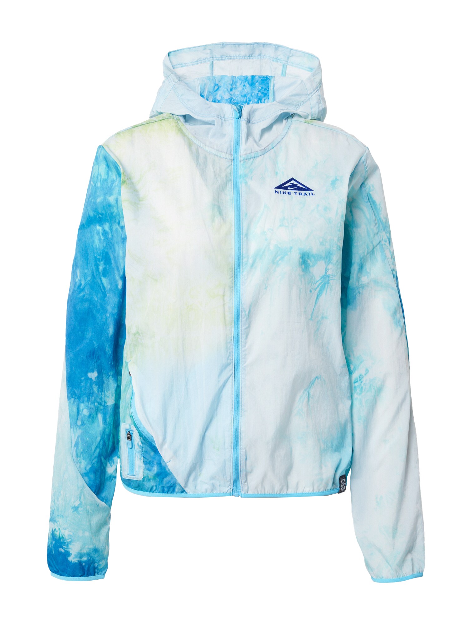 NIKE Športová bunda  námornícka modrá / nefritová / svetlozelená / biela