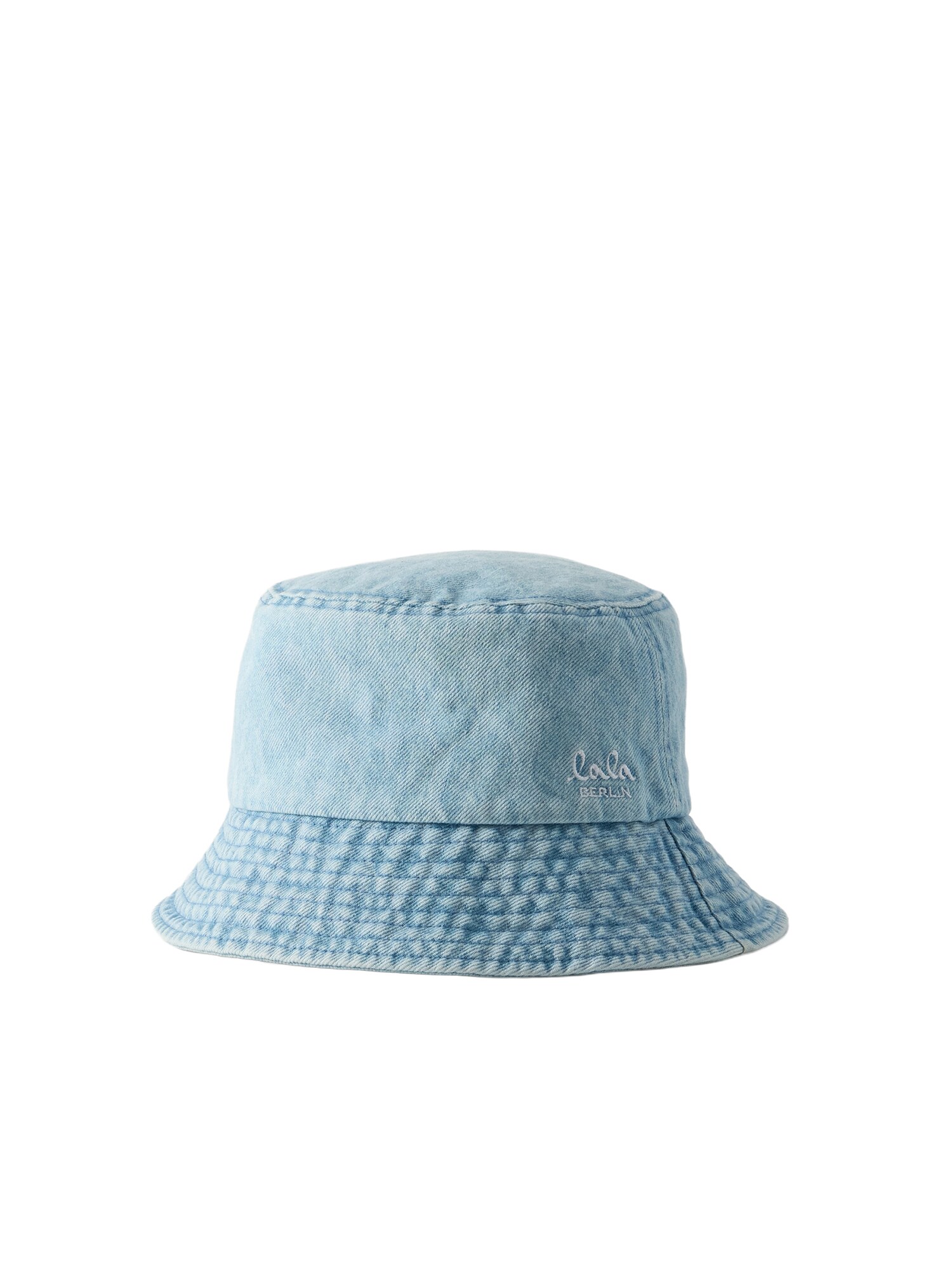 Lala Berlin Klobúk  modrá denim / biela