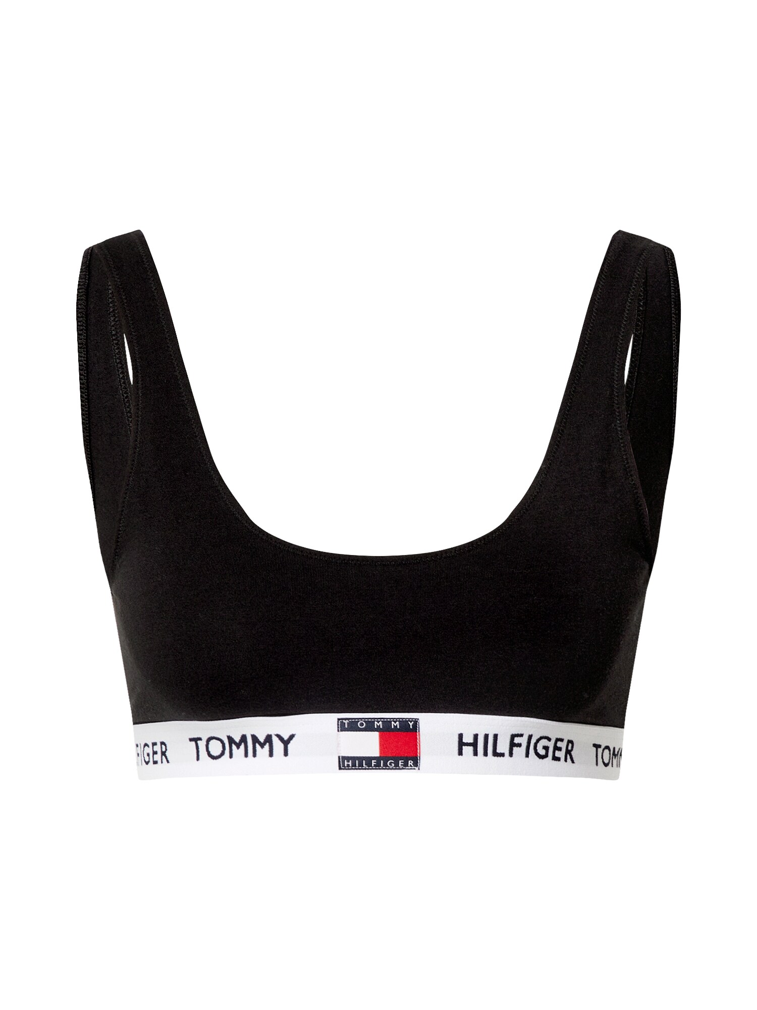 Tommy Hilfiger Underwear Liemenėlė  juoda / balta