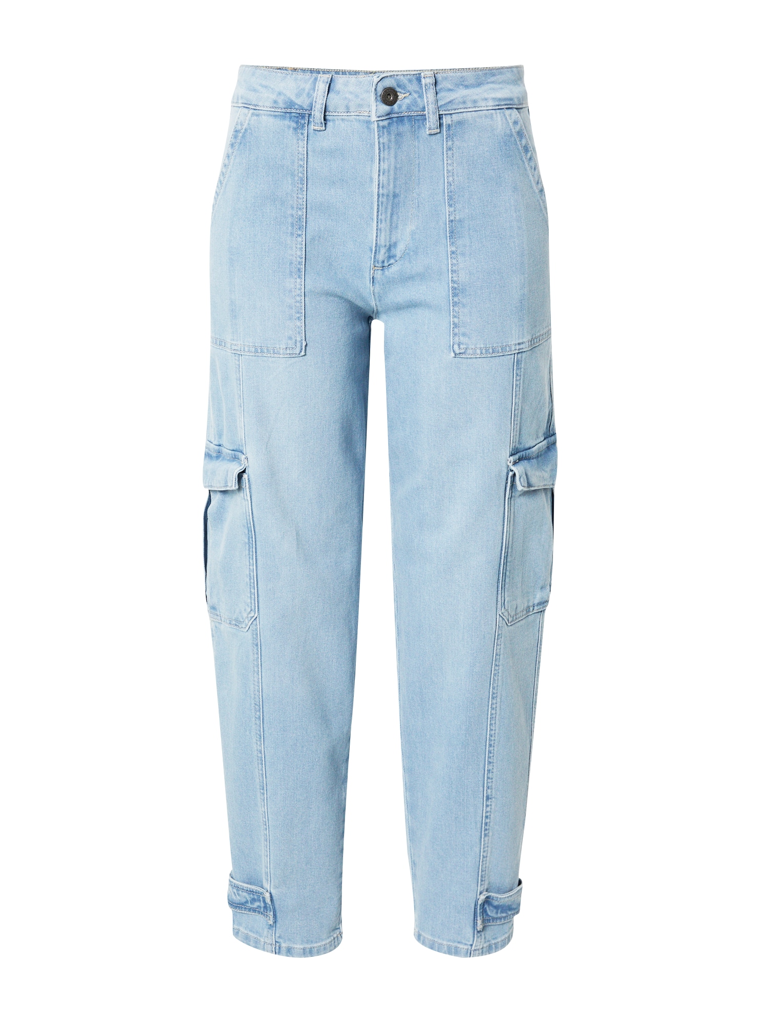 PULZ Jeans Darbinio stiliaus džinsai 'CELIA' šviesiai mėlyna