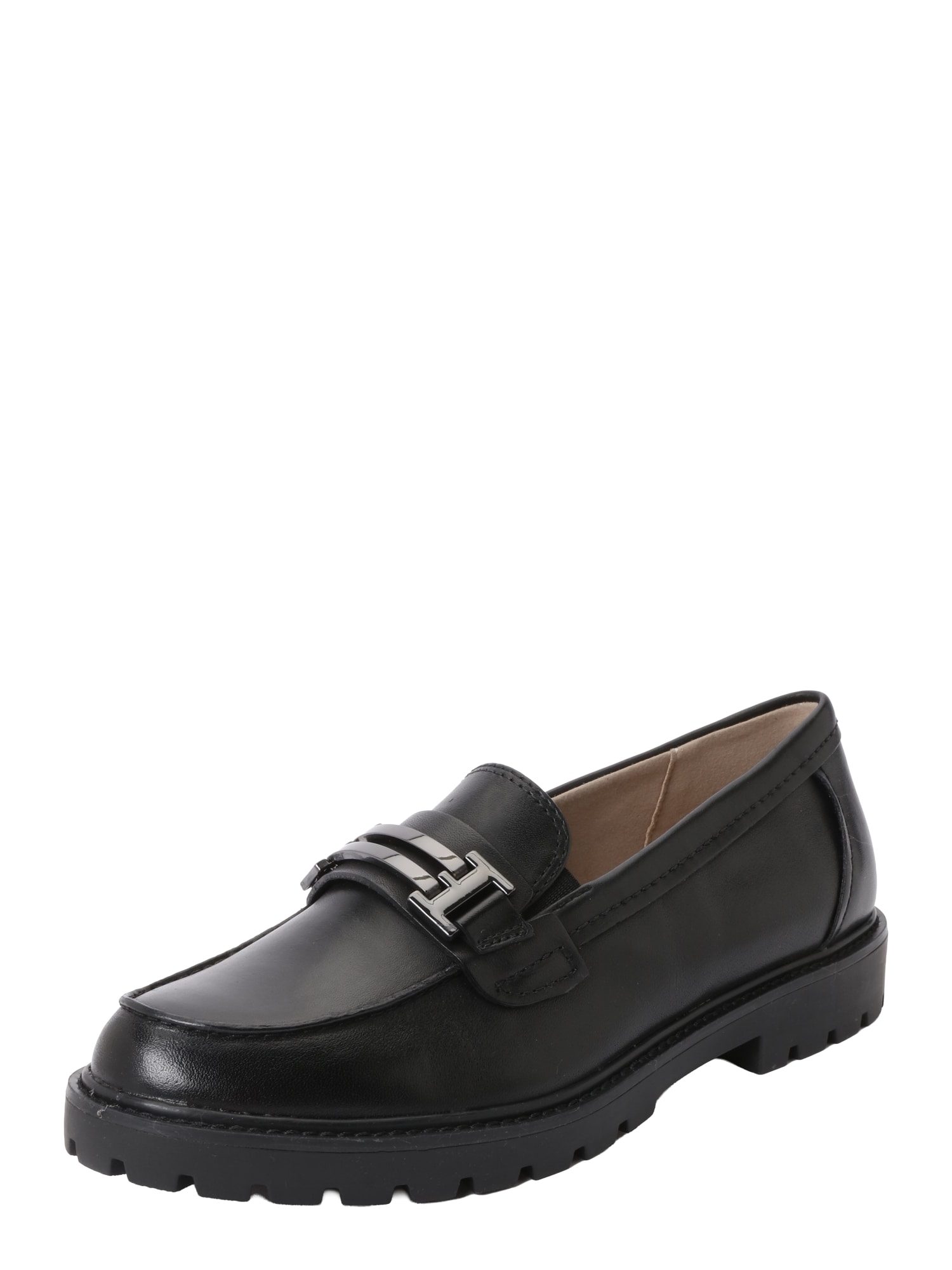 CAPRICE Papuci de casă negru