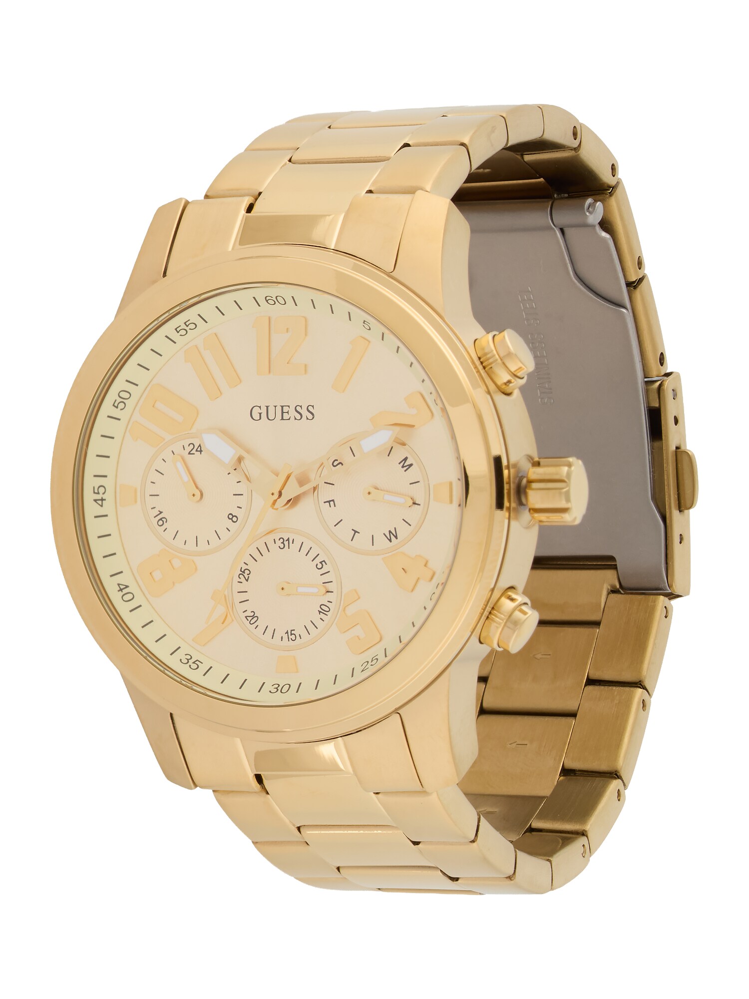 GUESS Ceas analogic Parker  auriu