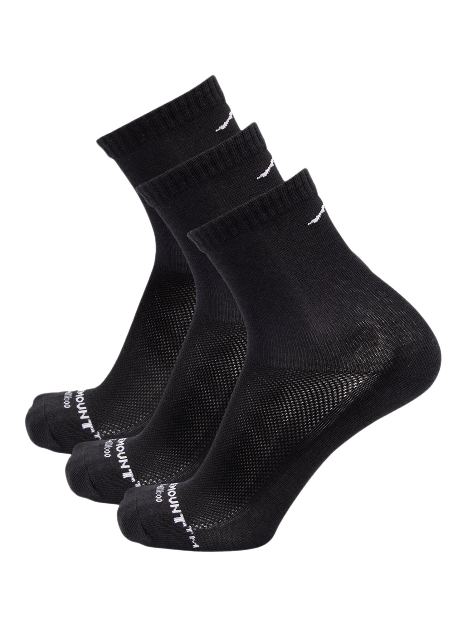 SWEDEMOUNT Calcetines deportivos 'Bamboo' negro