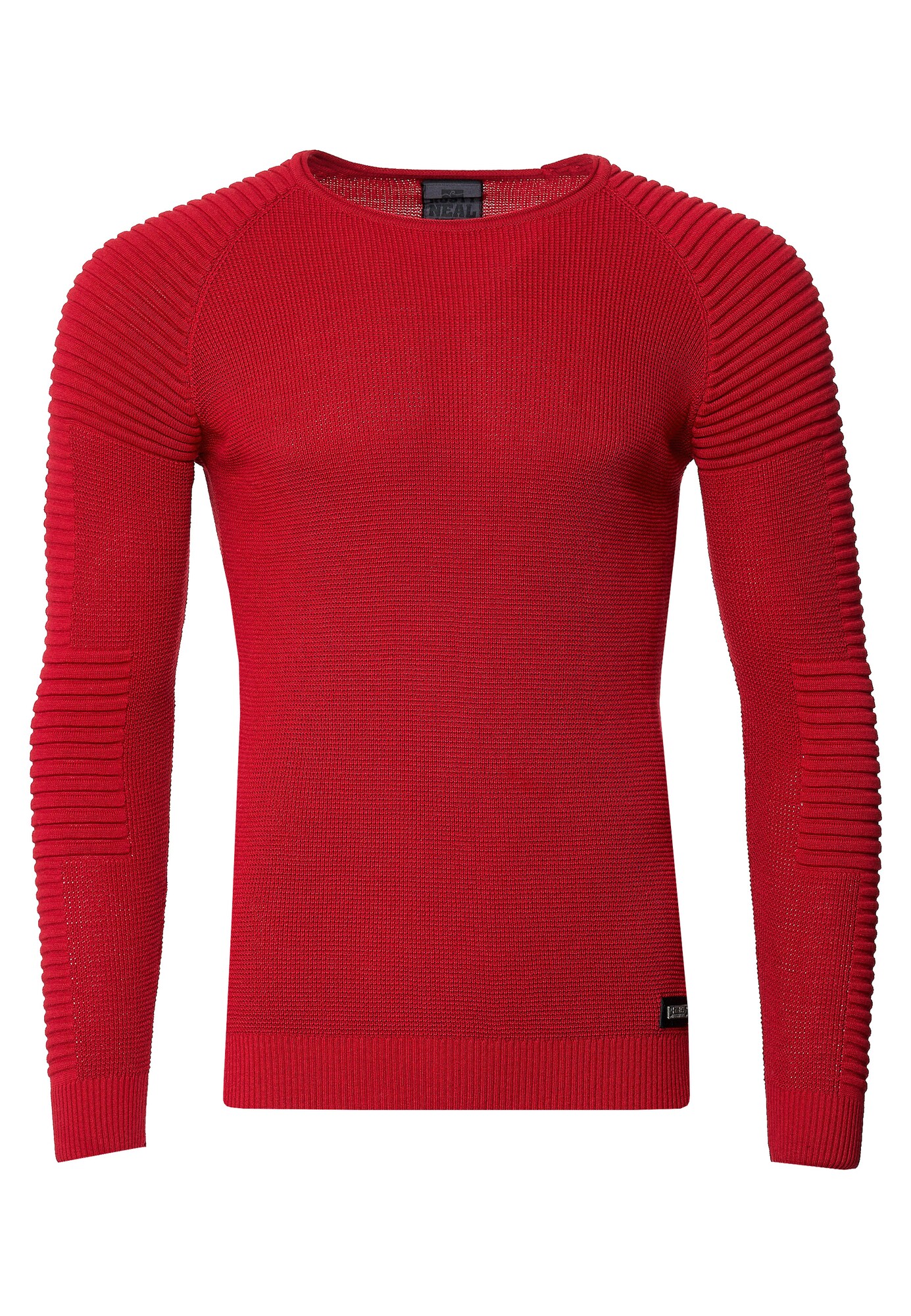 Thumbnail - Figurbetonter Feinstrick Pullover
