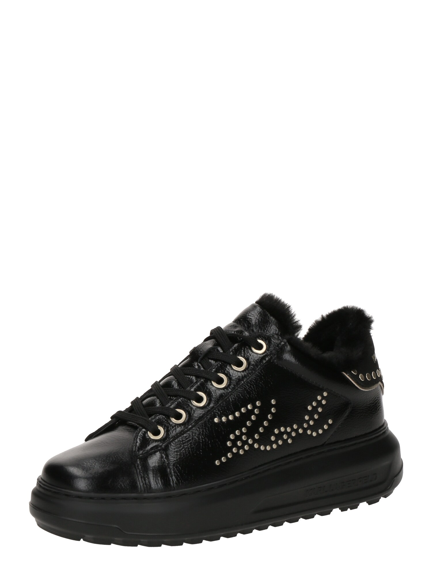 Karl Lagerfeld Sneaker low  negru / argintiu