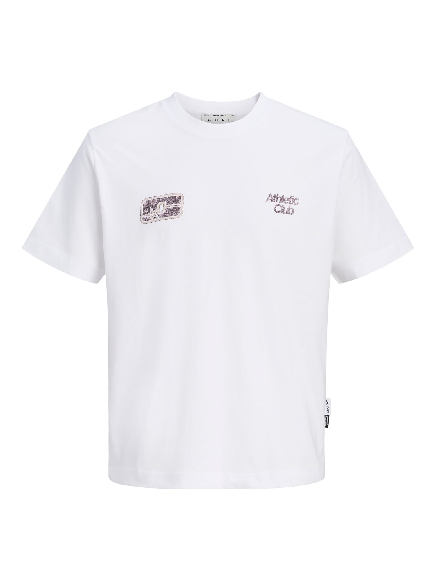 T-shirt vinröd / svart