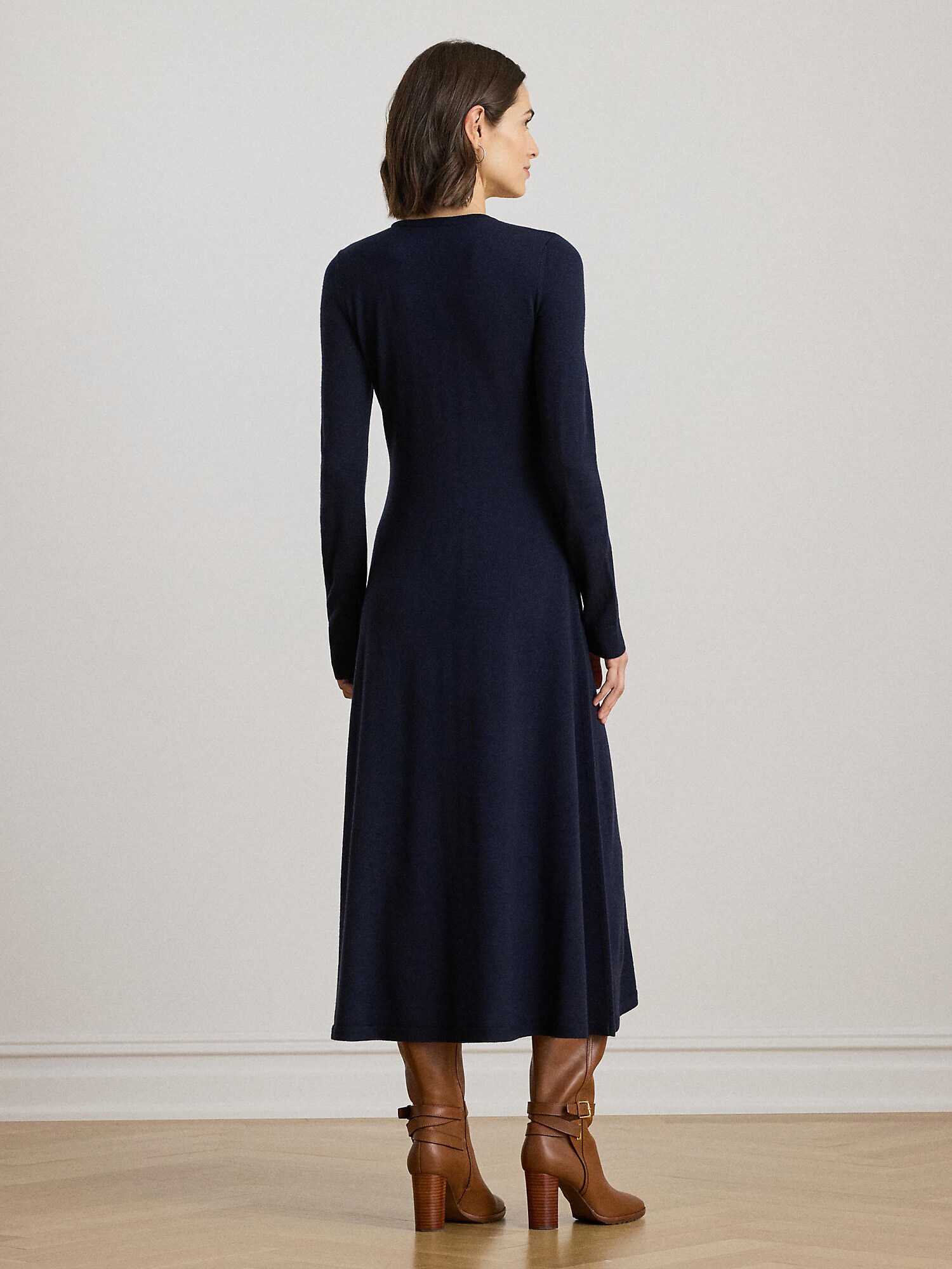 Lauren Ralph Lauren Vestido de punto 'VORLEY' navy – imagen 3